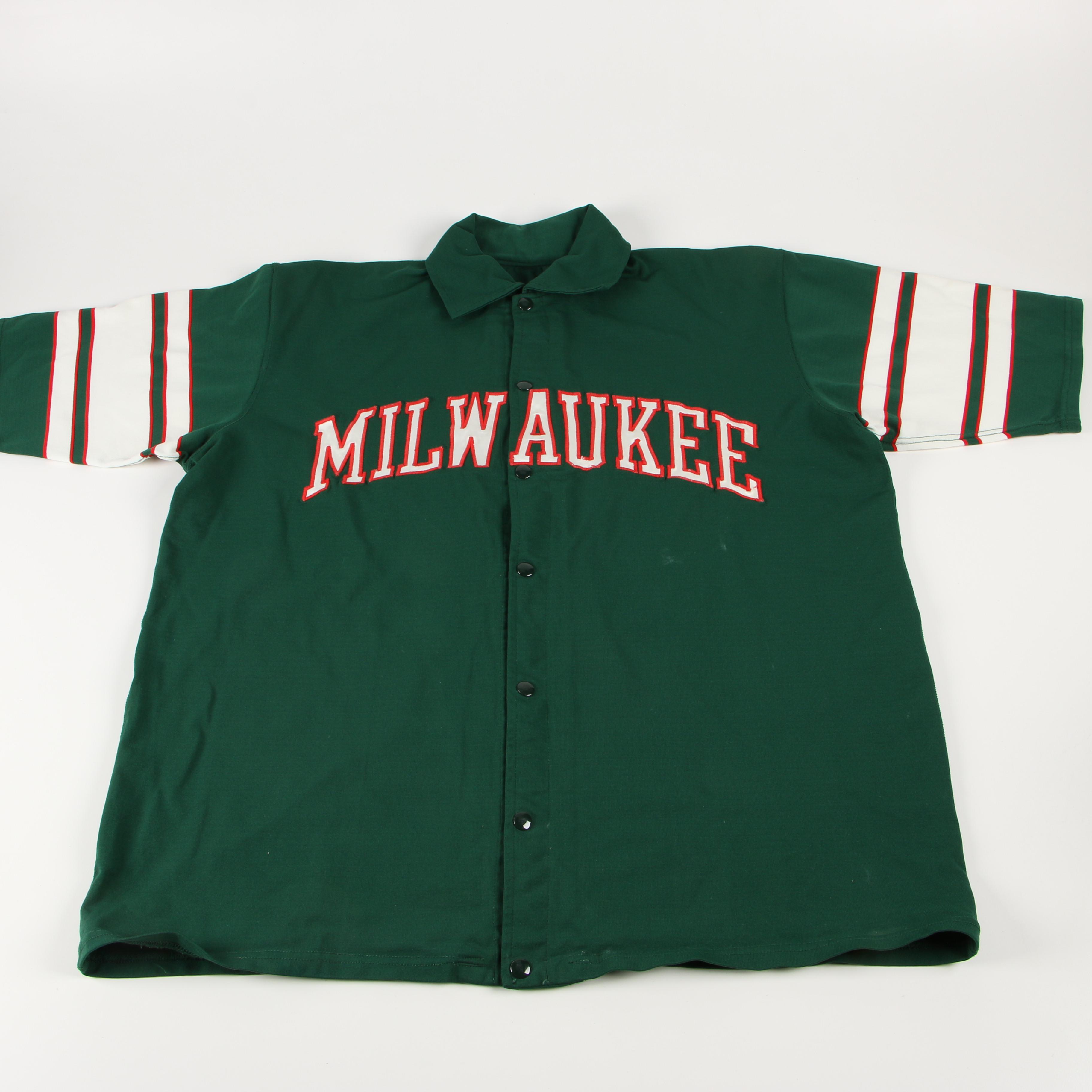 1985 Milwaukee Bucks Legends Game Warm Up Jacket and More