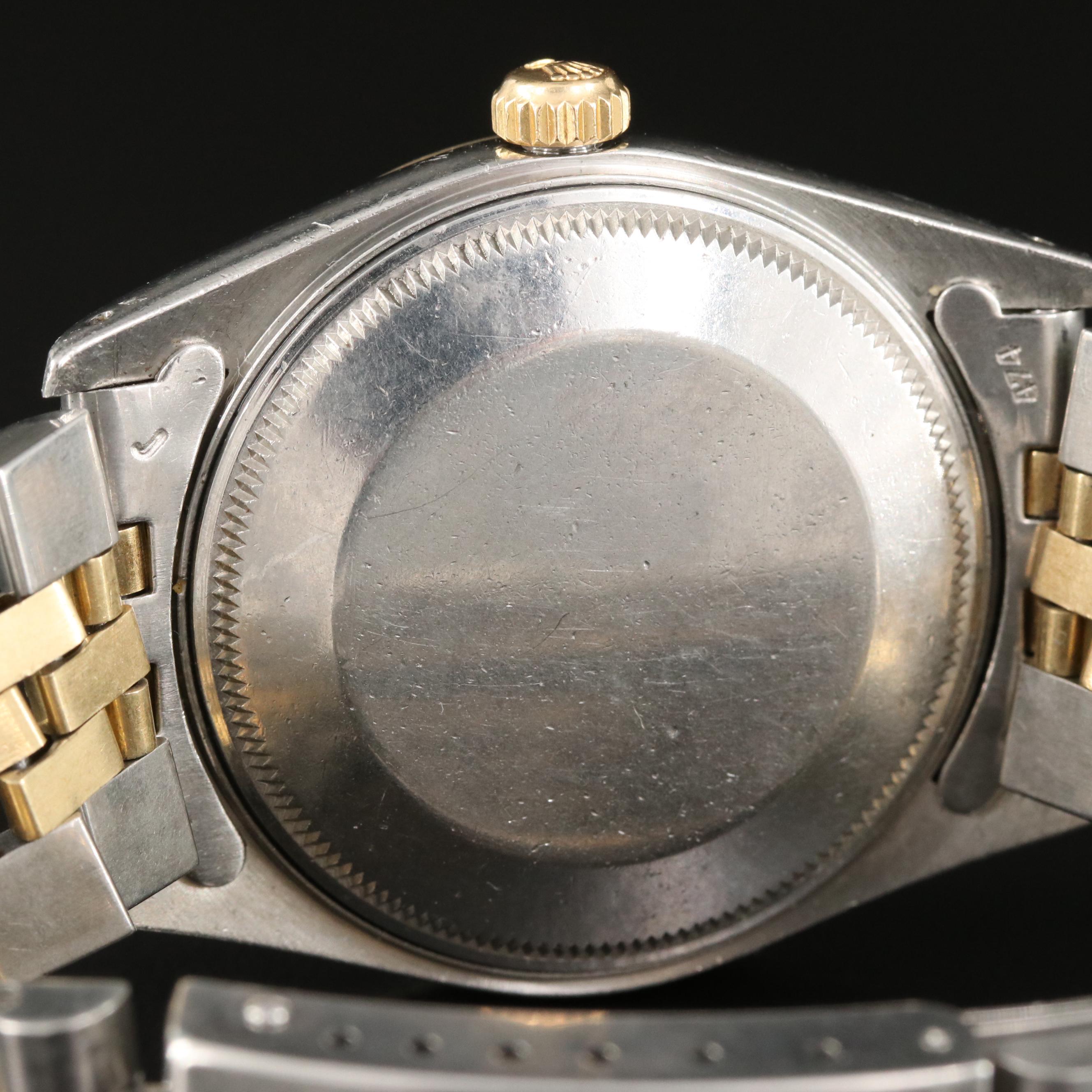 1976 Rolex Oyster Perpetual Date 14K and Stainless Steel Watch