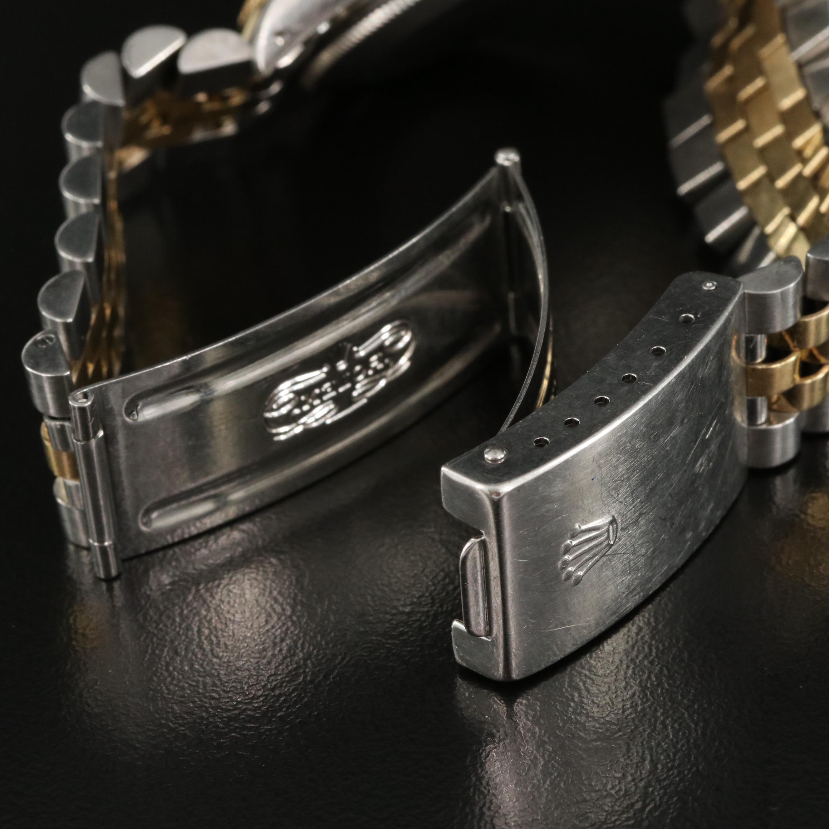 1976 Rolex Oyster Perpetual Date 14K and Stainless Steel Watch