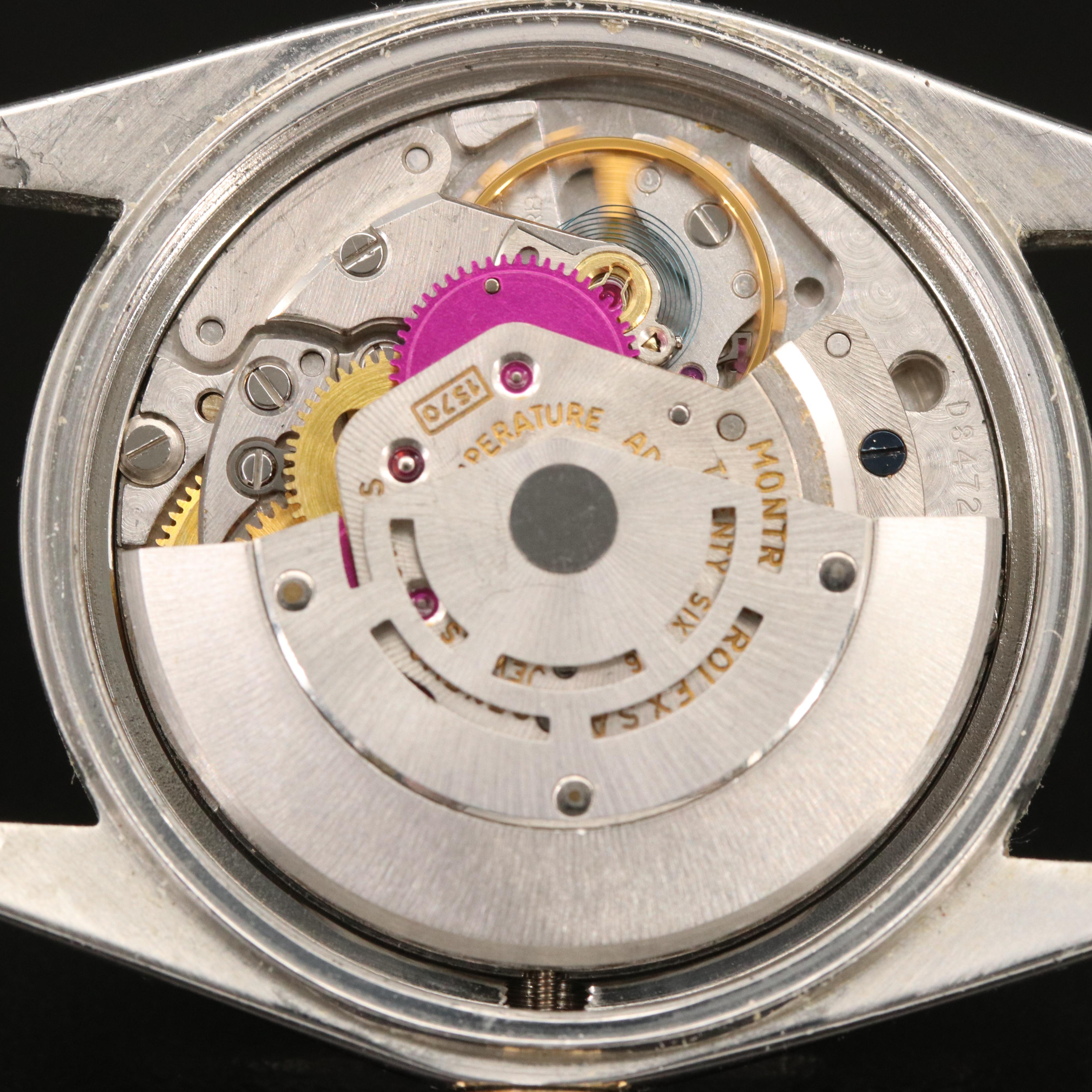 1971 Rolex Datejust Pie Pan Dial Watch