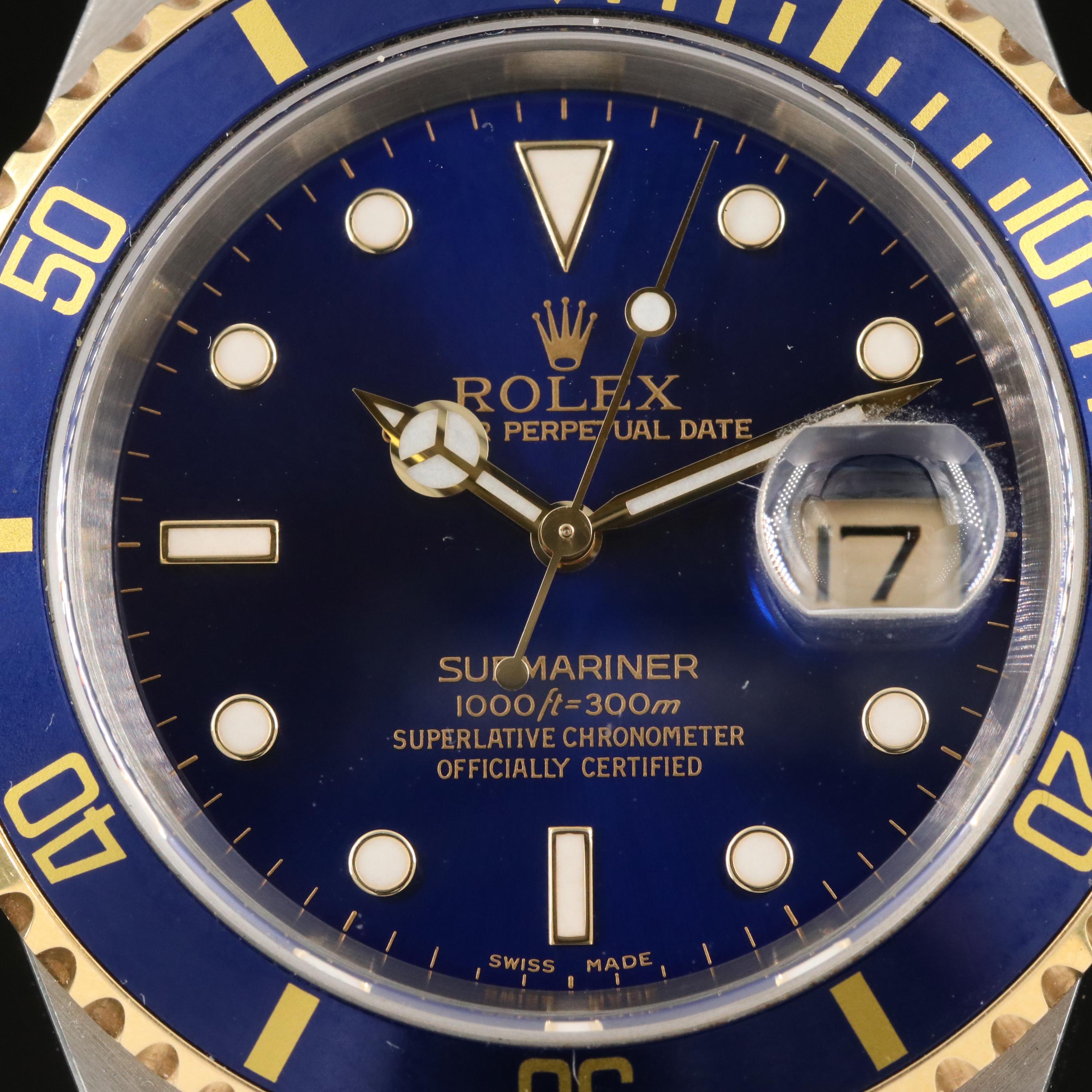 2000 - 2001 Rolex Submariner 18K and Stainless Steel Watch