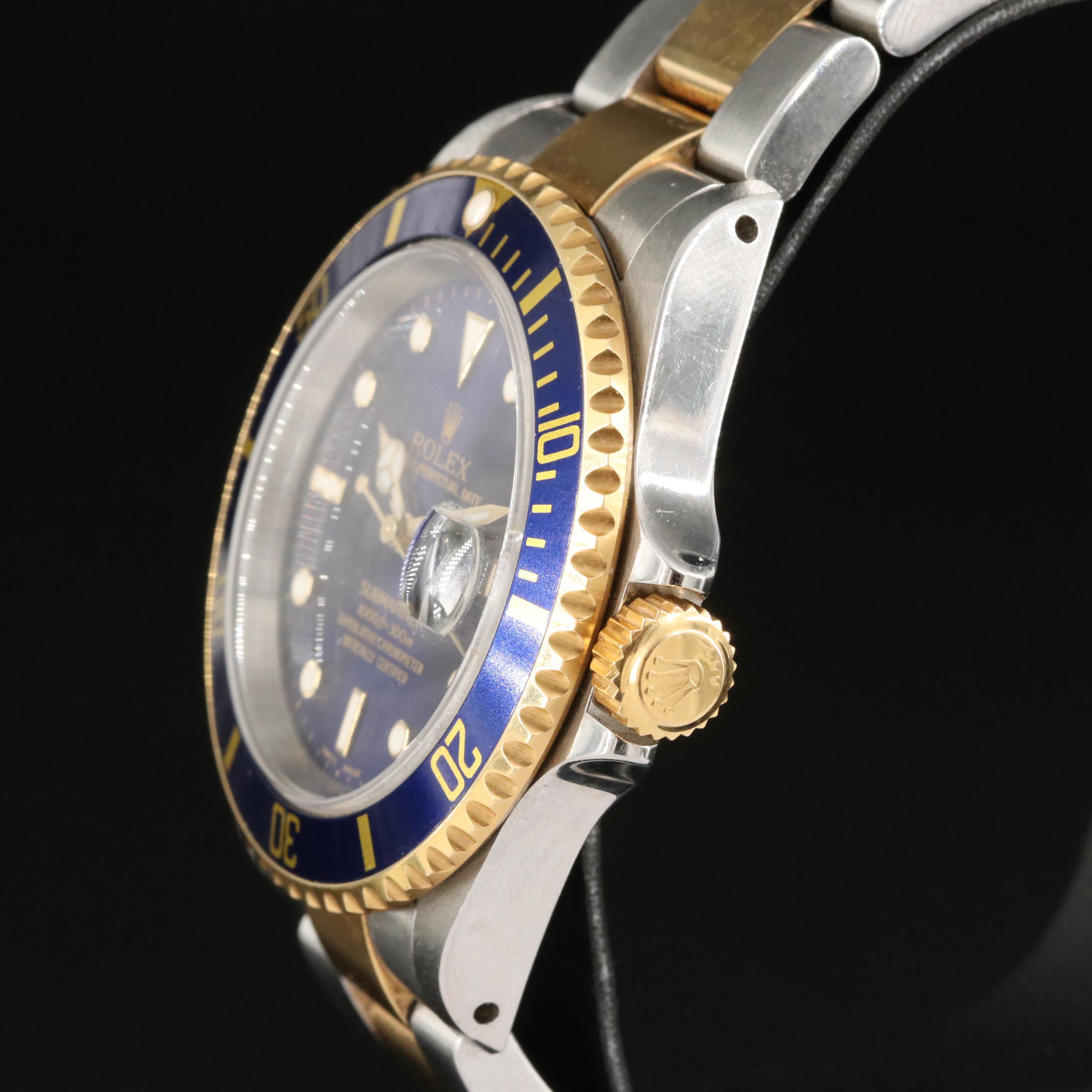 2000 - 2001 Rolex Submariner 18K and Stainless Steel Watch