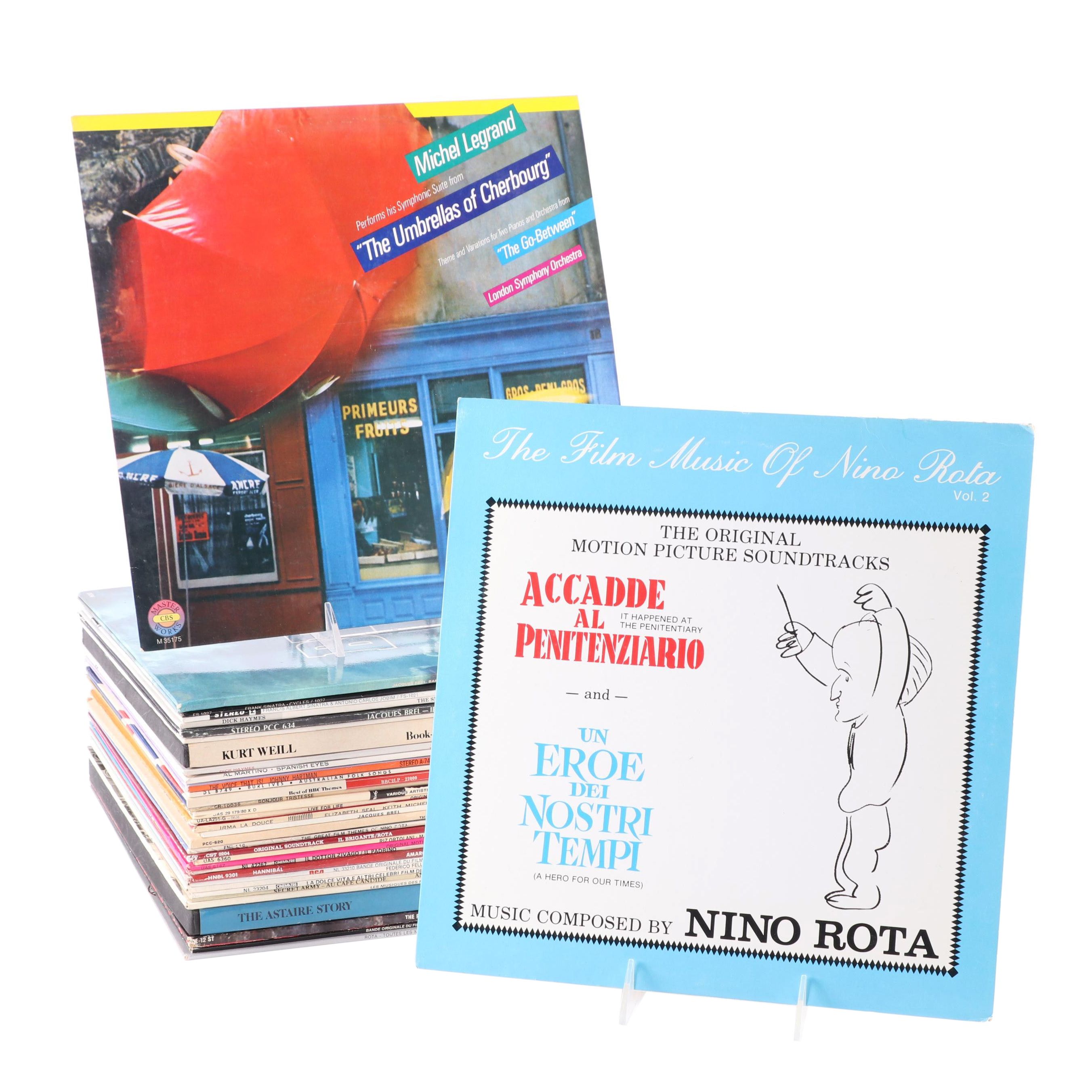 Nino Rota, Lalo Schifrin, Michel Legrand and Other Vinyl Soundtrack LP Records