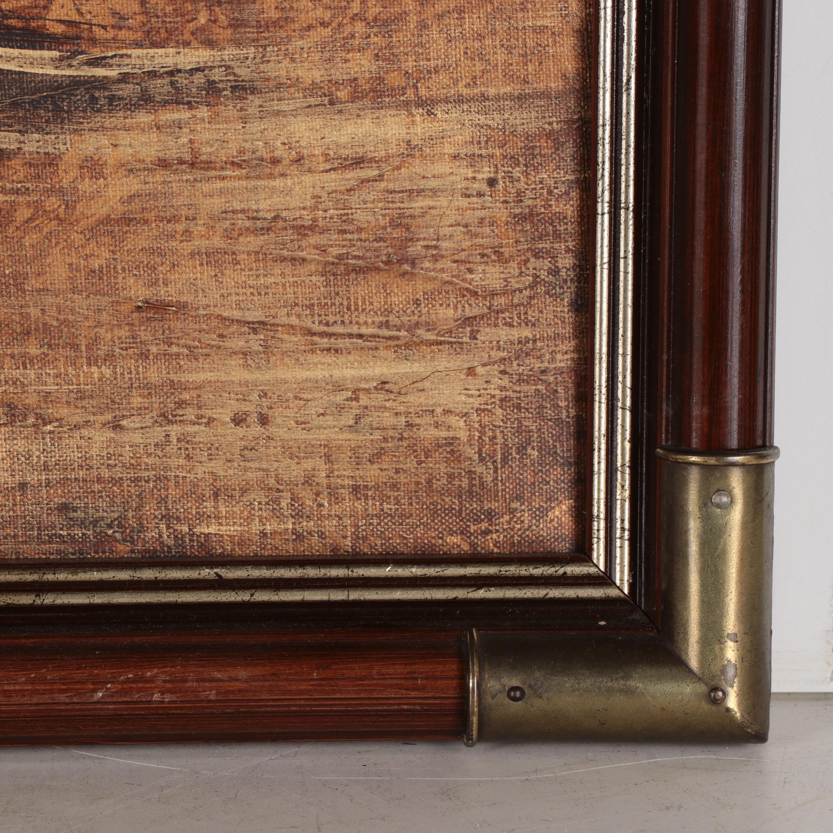 B. Joseph Acrylic Painting of Cranes