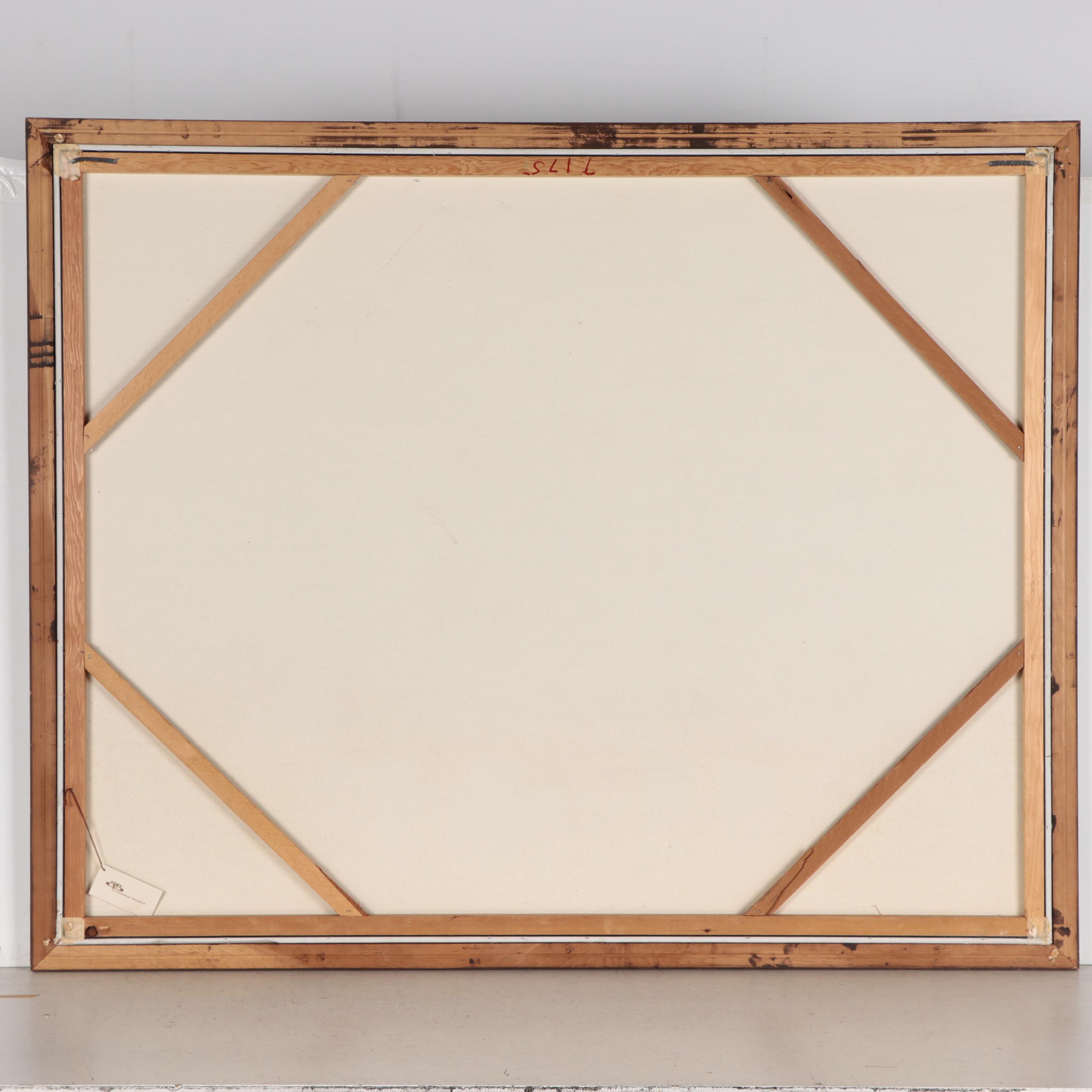 B. Joseph Acrylic Painting of Cranes