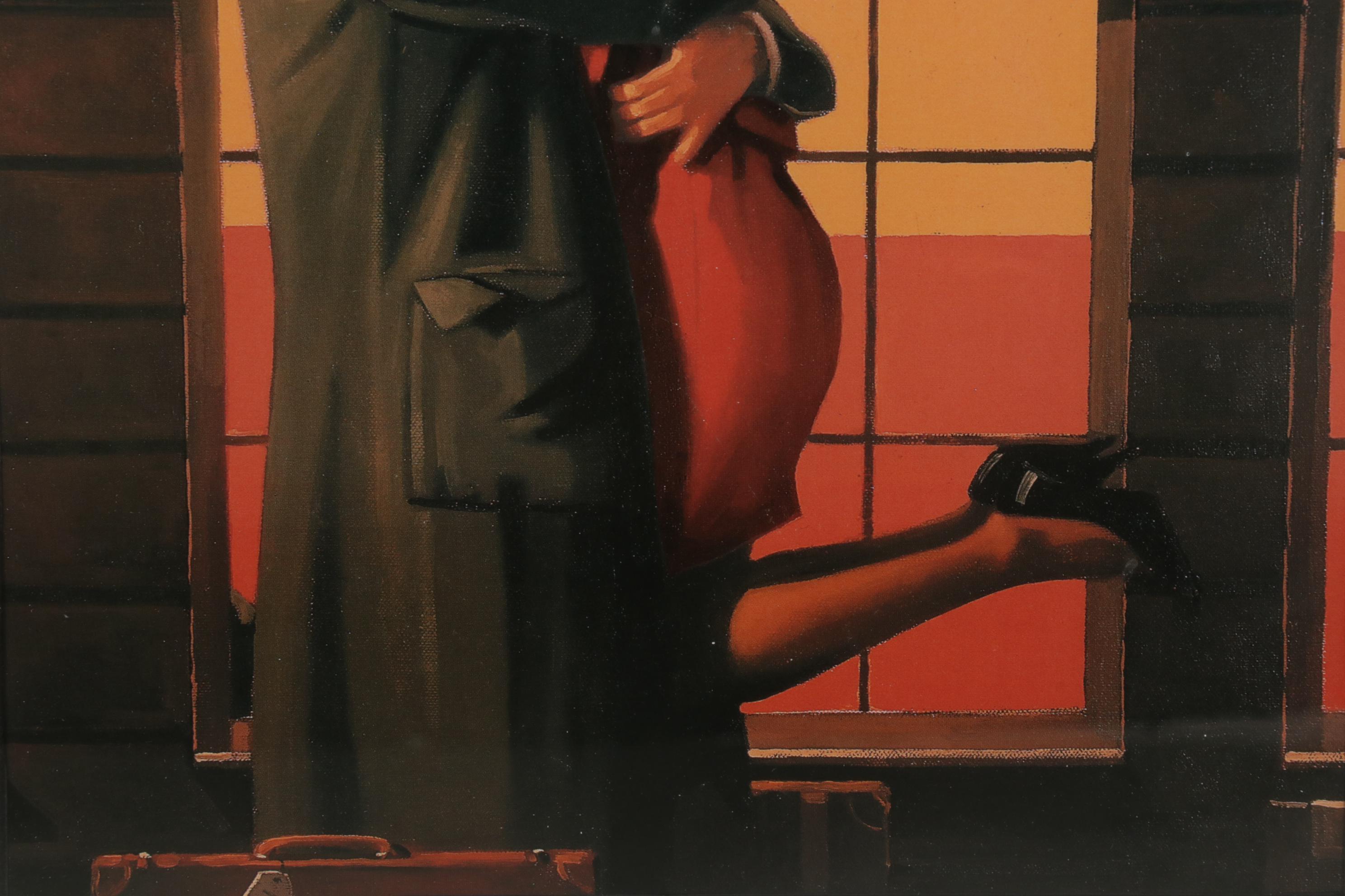 Offset Lithograph After Jack Vettriano "Back Where You Belong"