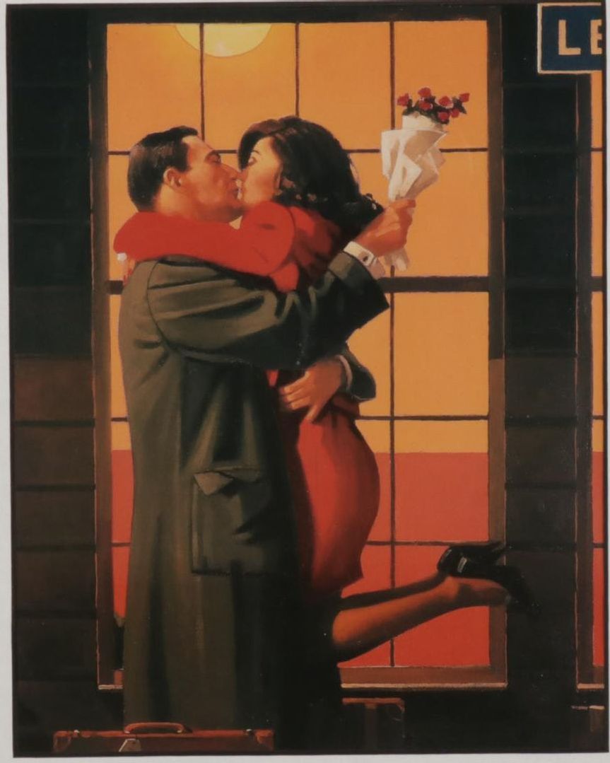 Offset Lithograph After Jack Vettriano "Back Where You Belong"