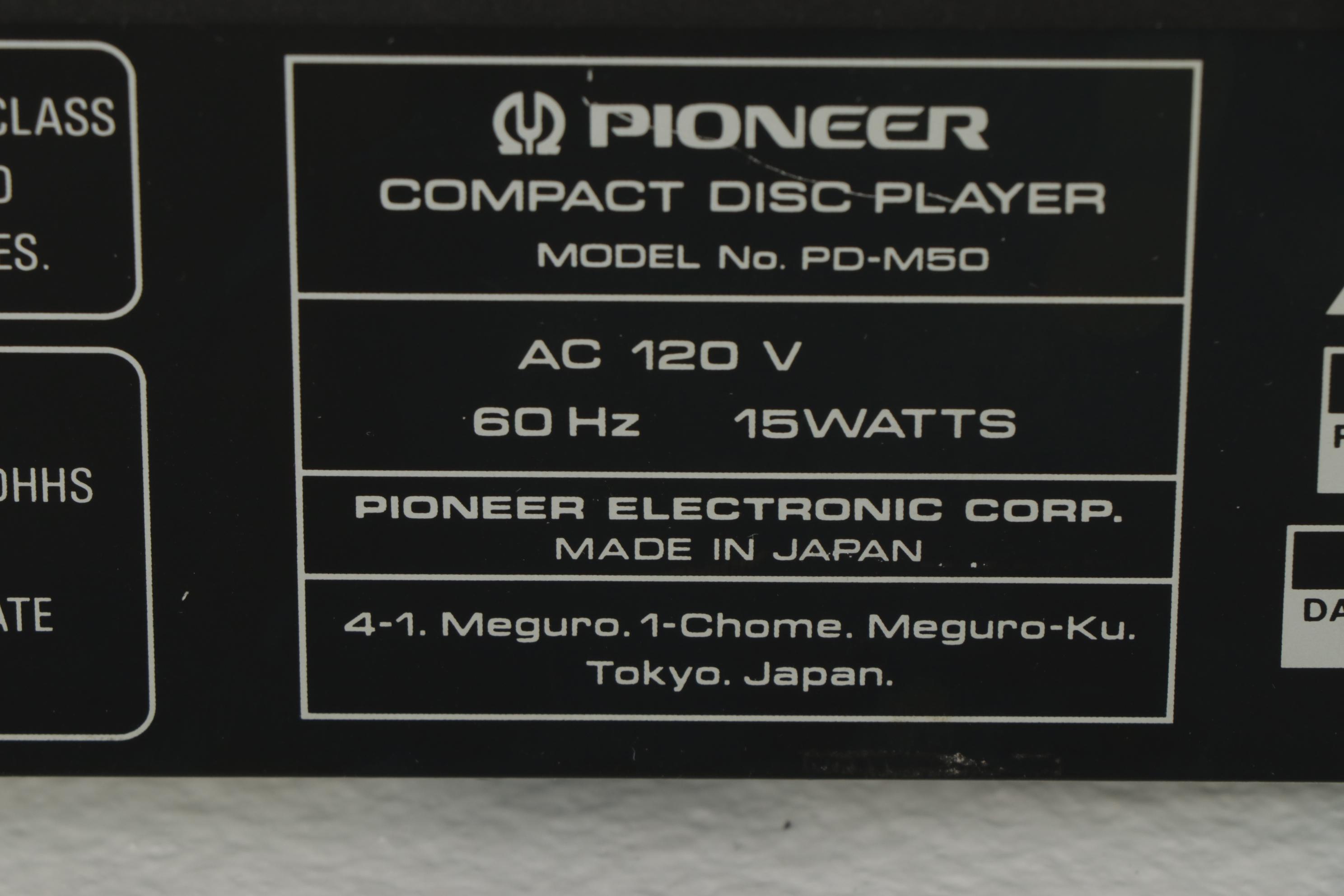 Pioneer PD-M50 CD Changer, 6-Disc Magazines and CD Collection