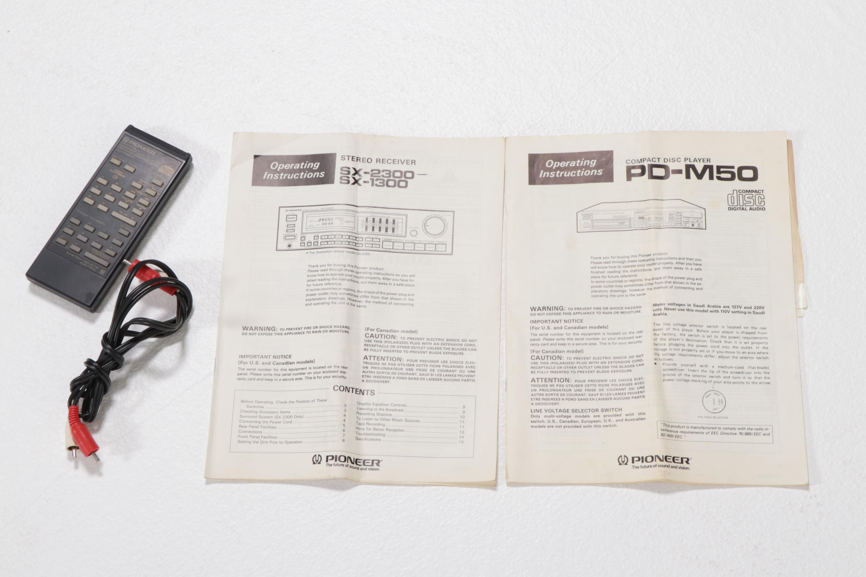 Pioneer PD-M50 CD Changer, 6-Disc Magazines and CD Collection