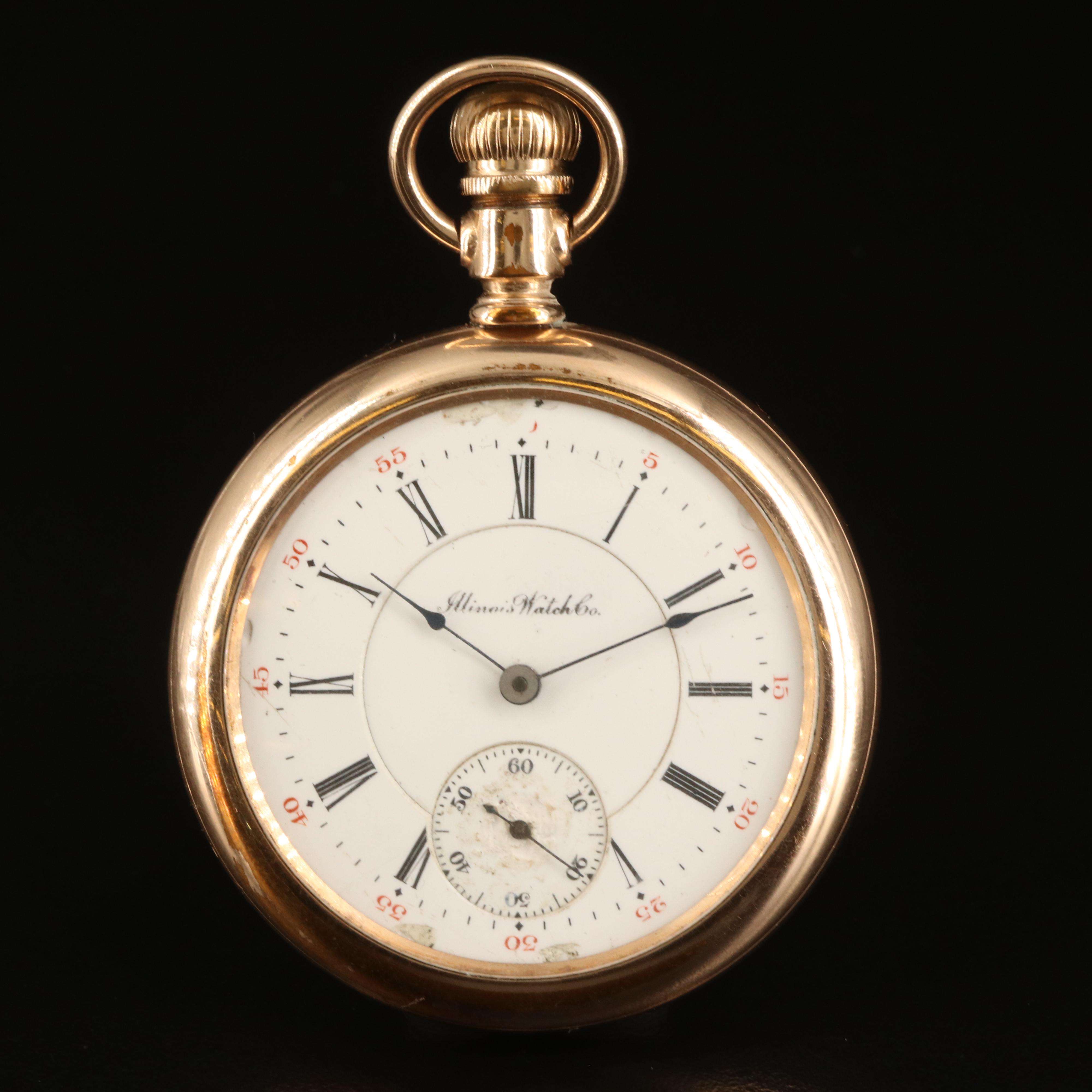 1899 Illinois Gold Filled Pocket Watch