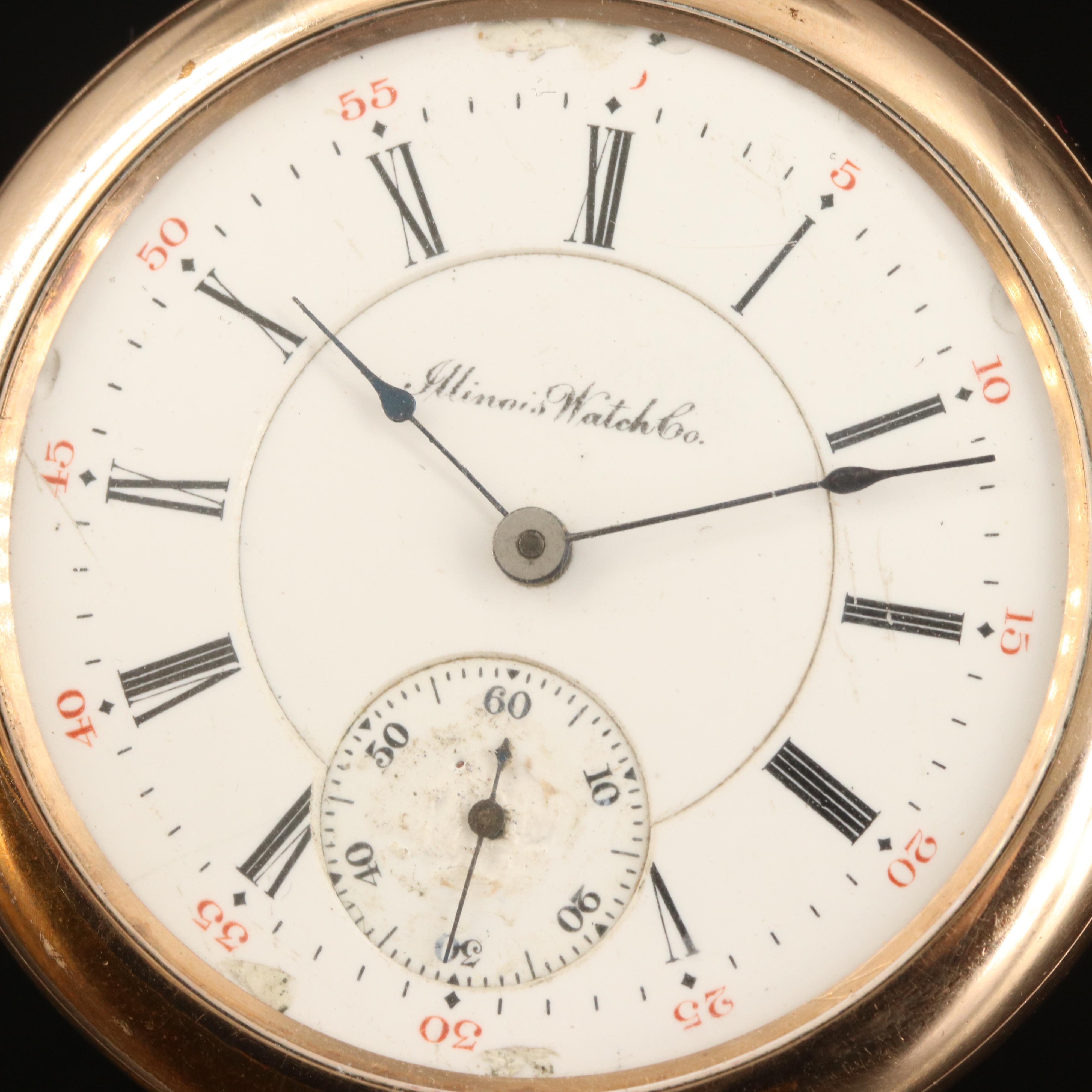 1899 Illinois Gold Filled Pocket Watch