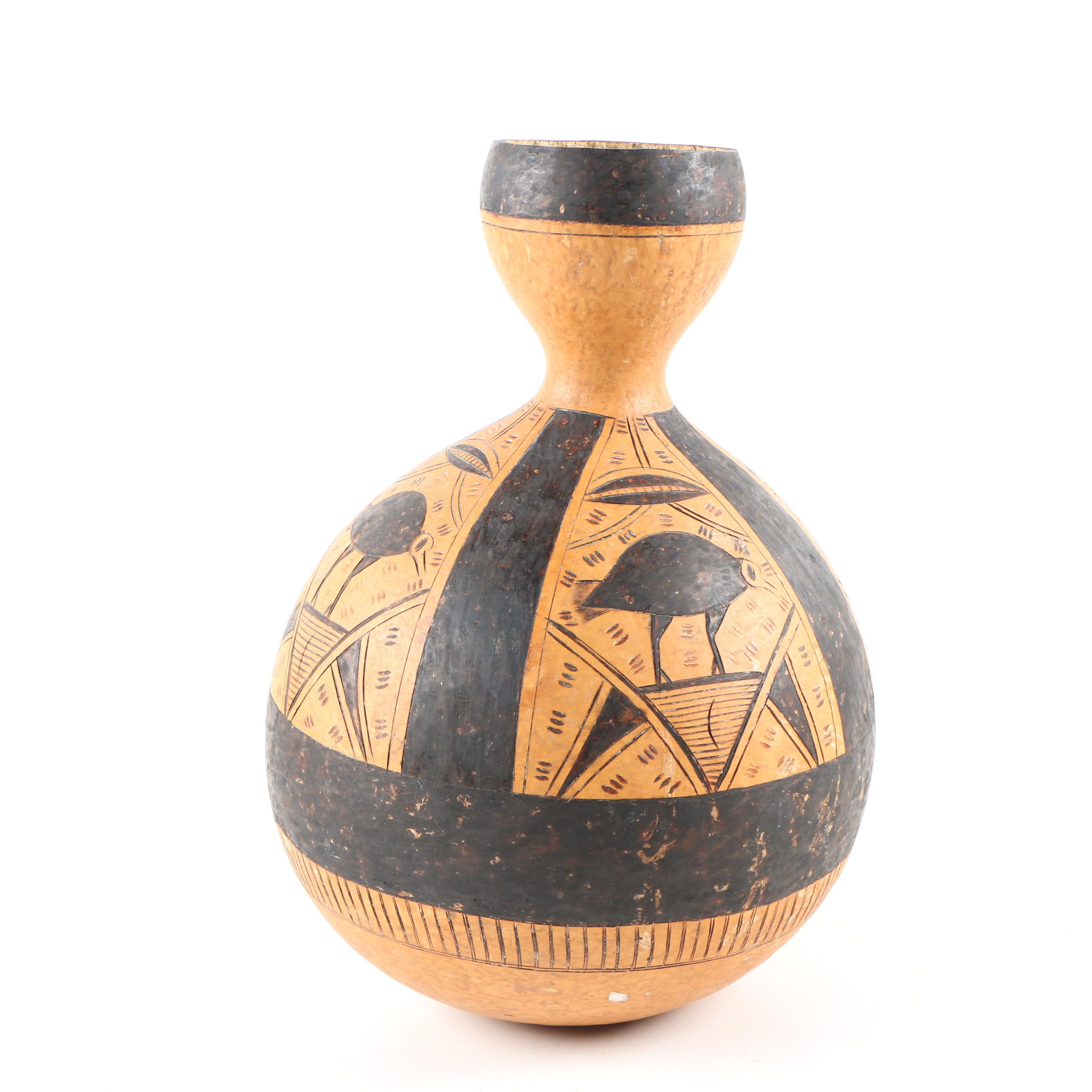 Nigerian Calabash Container