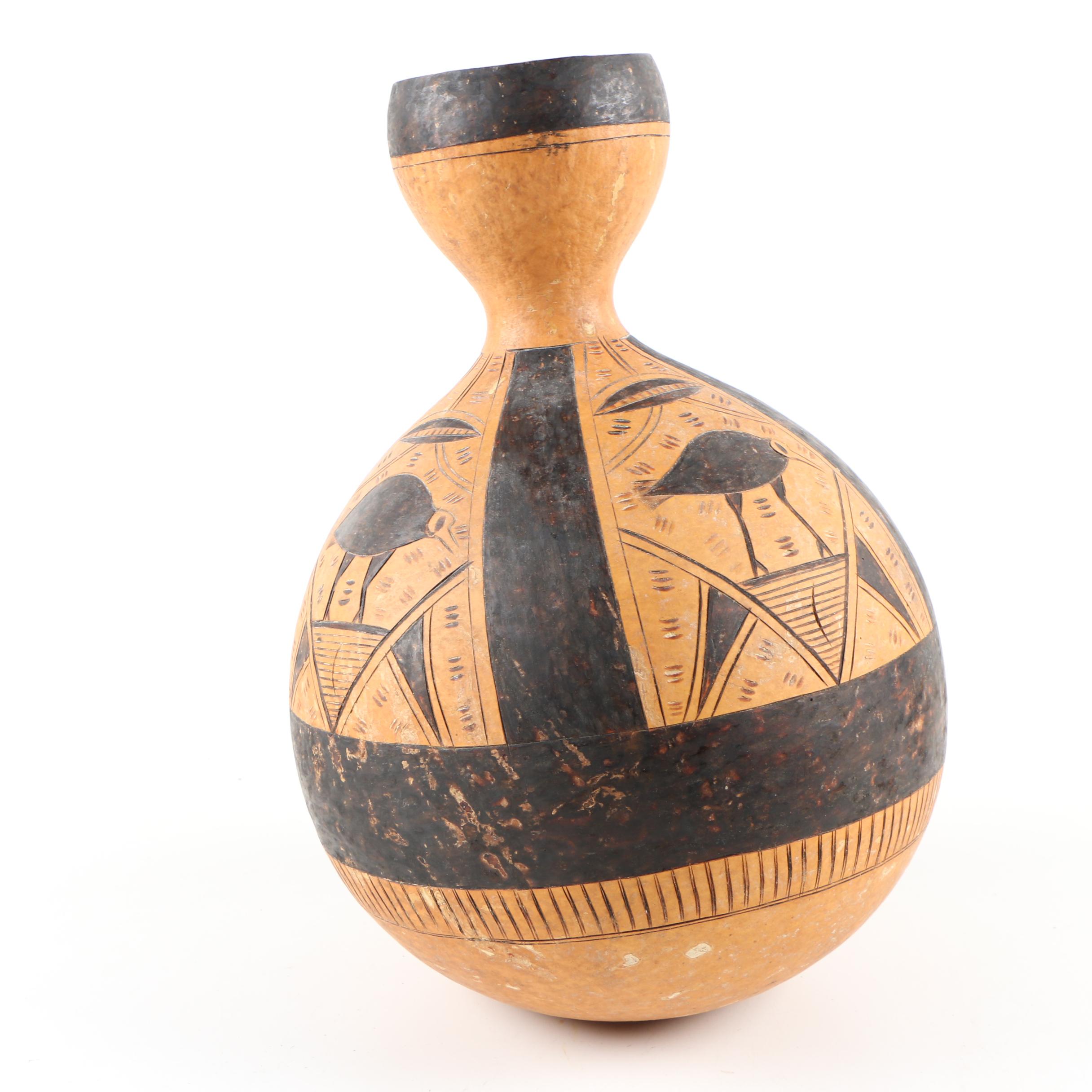 Nigerian Calabash Container