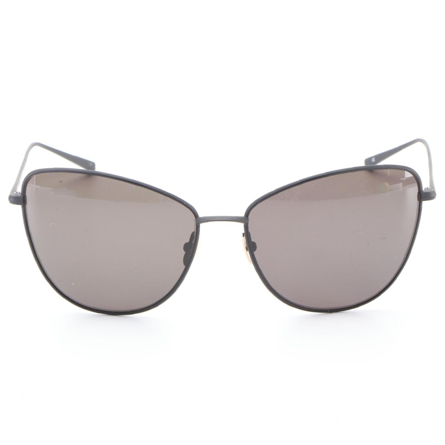 SALT. Sherri-Ann Polarized Sunglasses in Black Titanium with Case