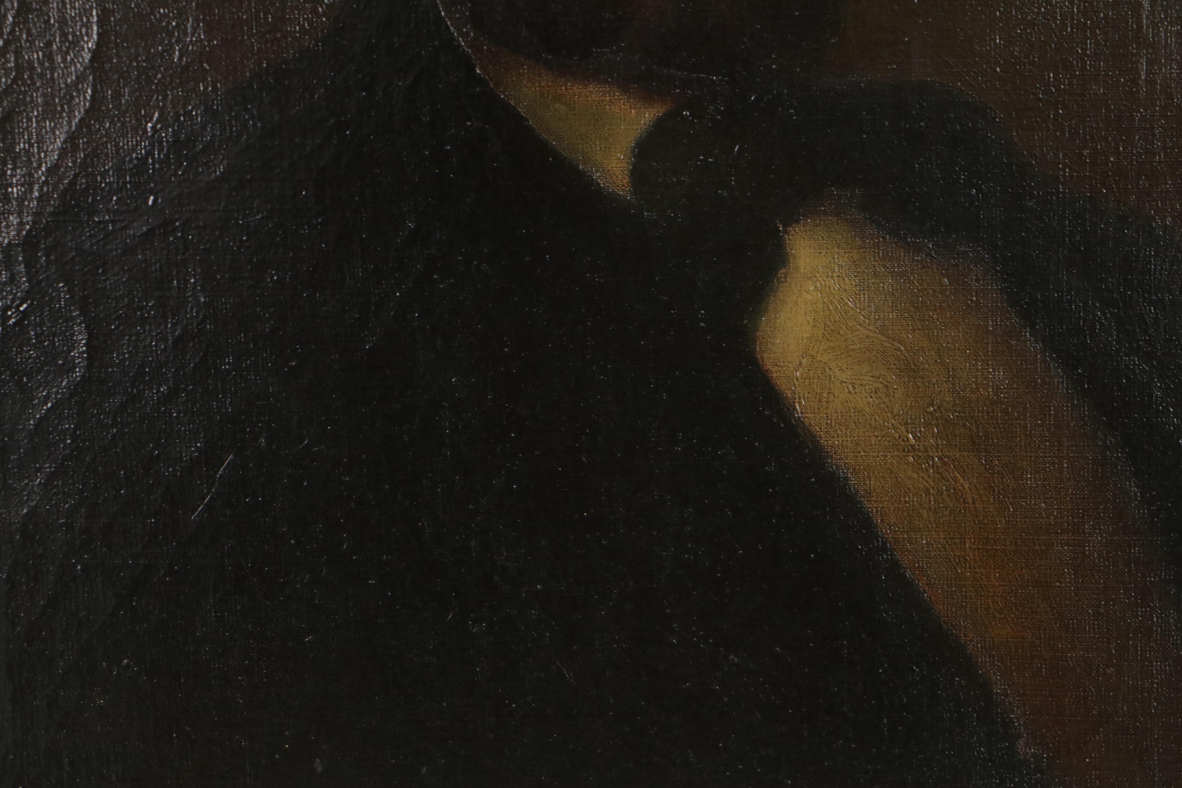 Oil Painting of Abraham Lincoln After William Edgar Marshall