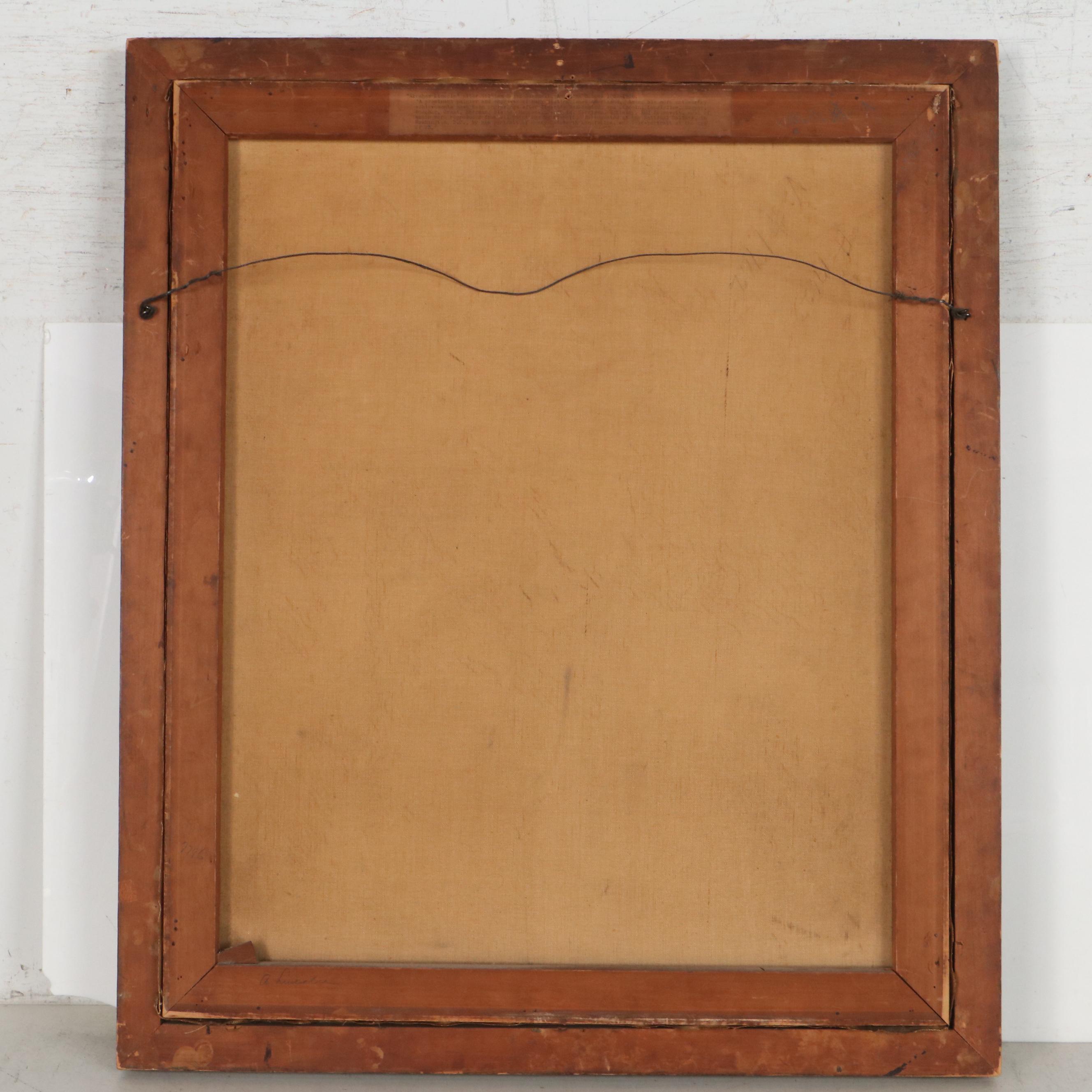 Oil Painting of Abraham Lincoln After William Edgar Marshall