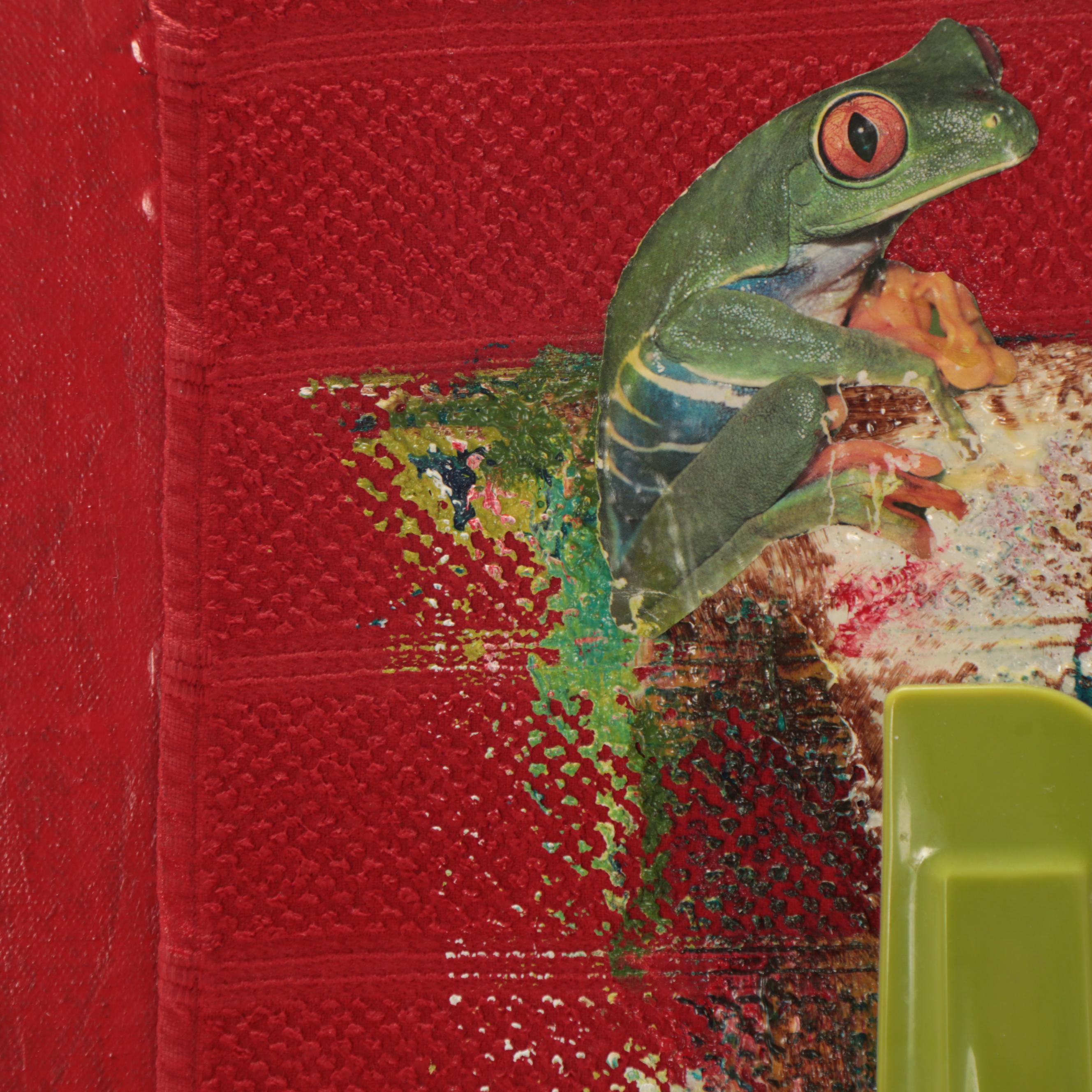 Jeffrey Scott Lewis Mixed Media Painting, 2013