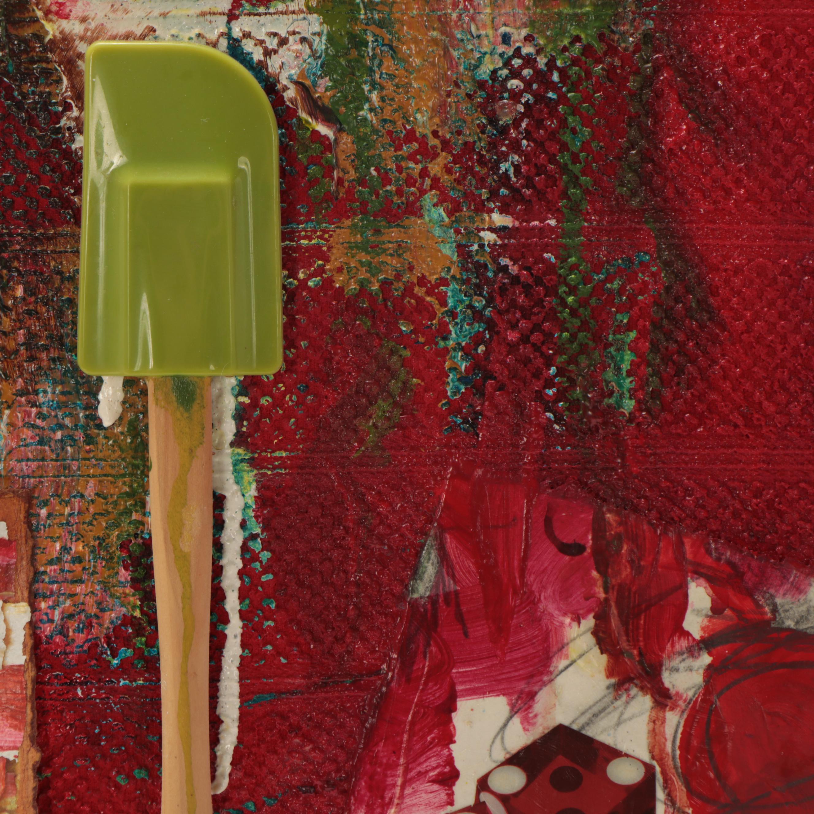 Jeffrey Scott Lewis Mixed Media Painting, 2013