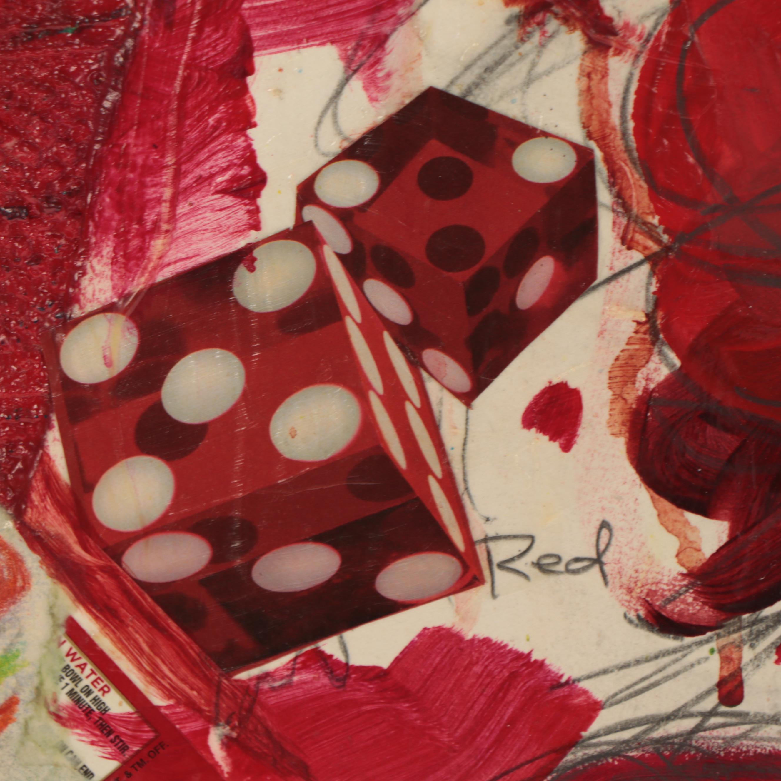 Jeffrey Scott Lewis Mixed Media Painting, 2013