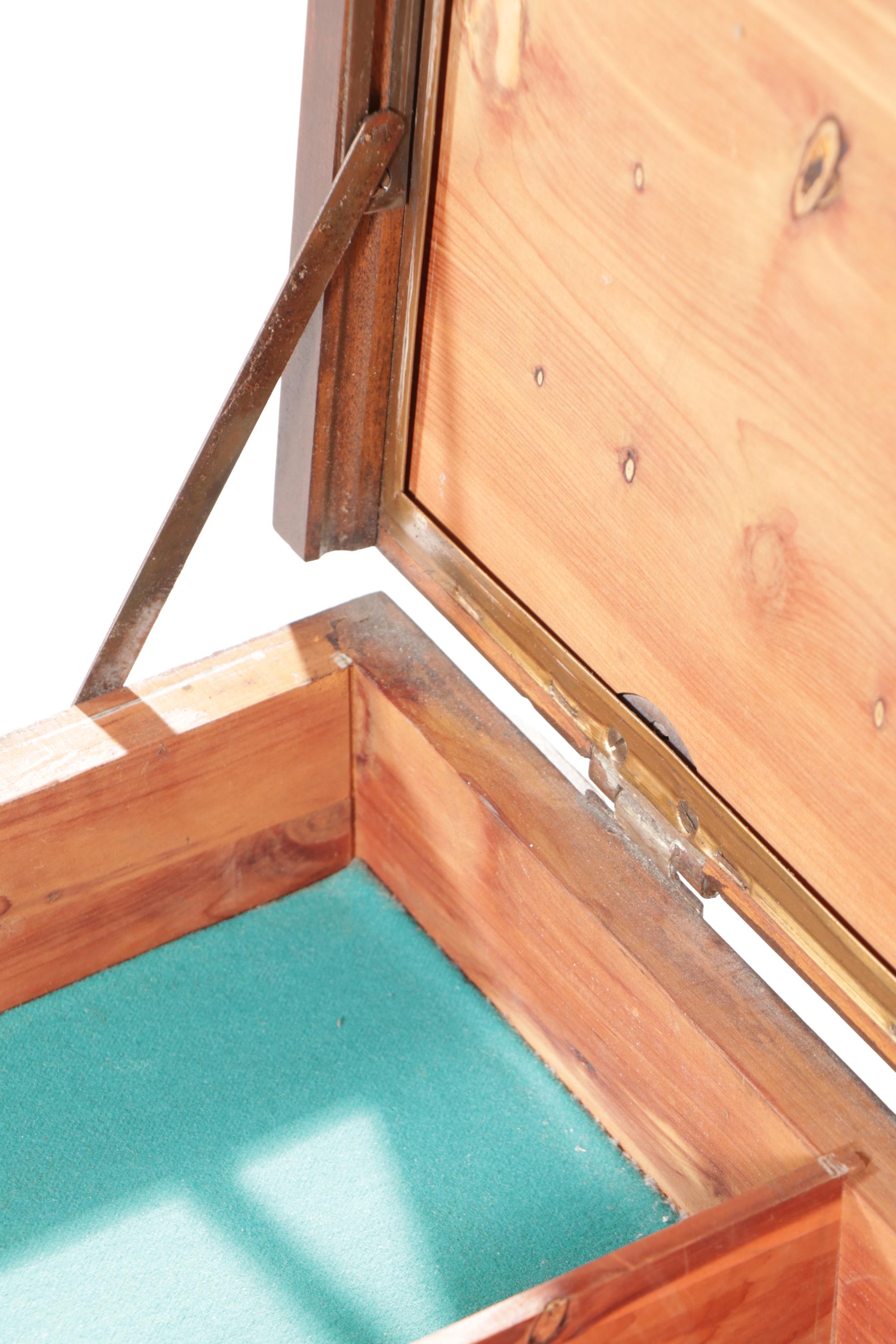 Lane Furniture Spanish Baroque Style Cedar Lined Blanket Chest, 1930s