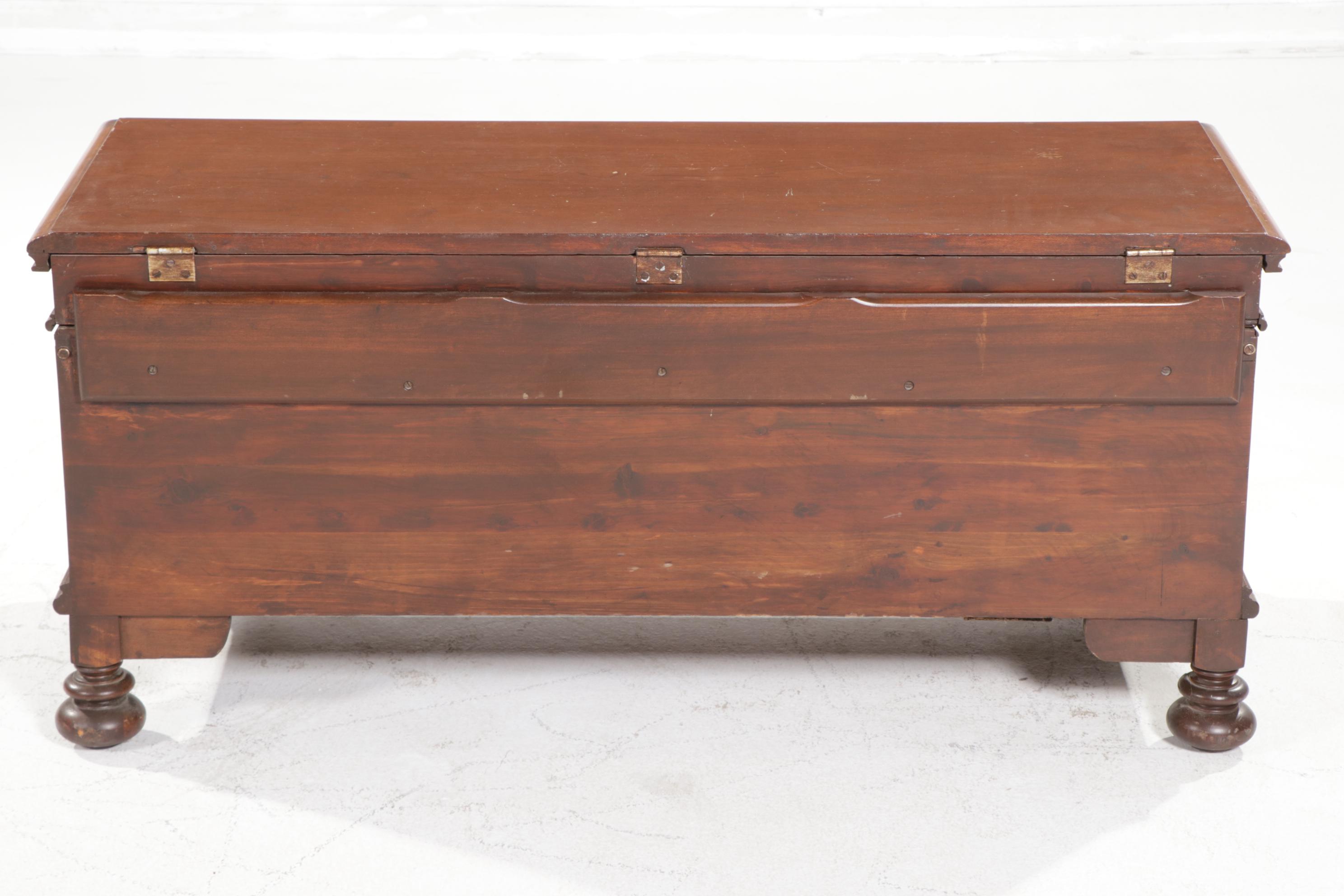 Lane Furniture Spanish Baroque Style Cedar Lined Blanket Chest, 1930s