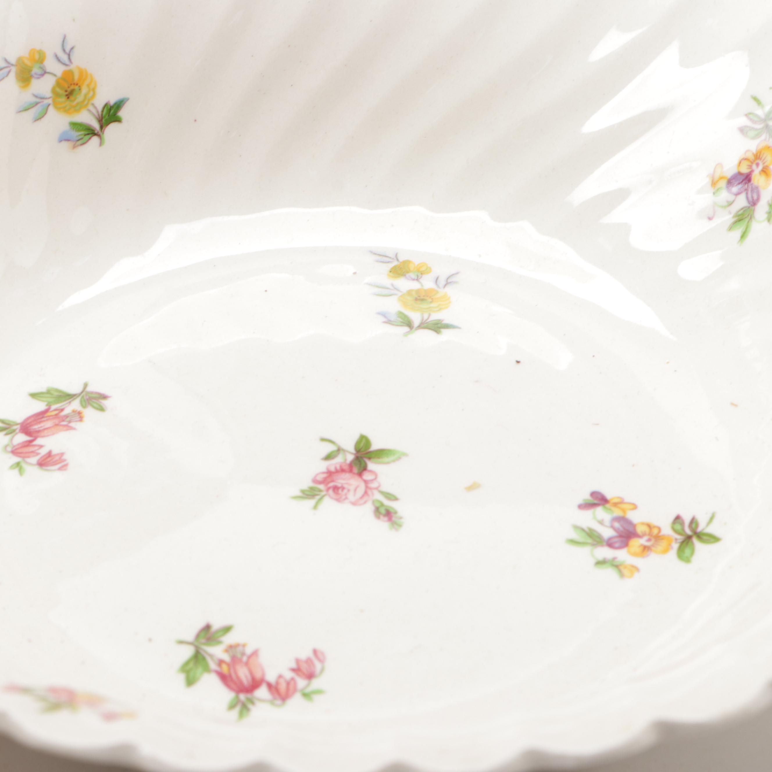 Clarice Cliff for Royal Staffordshire "Tonquin" Dinnerware, Mid-20th Century