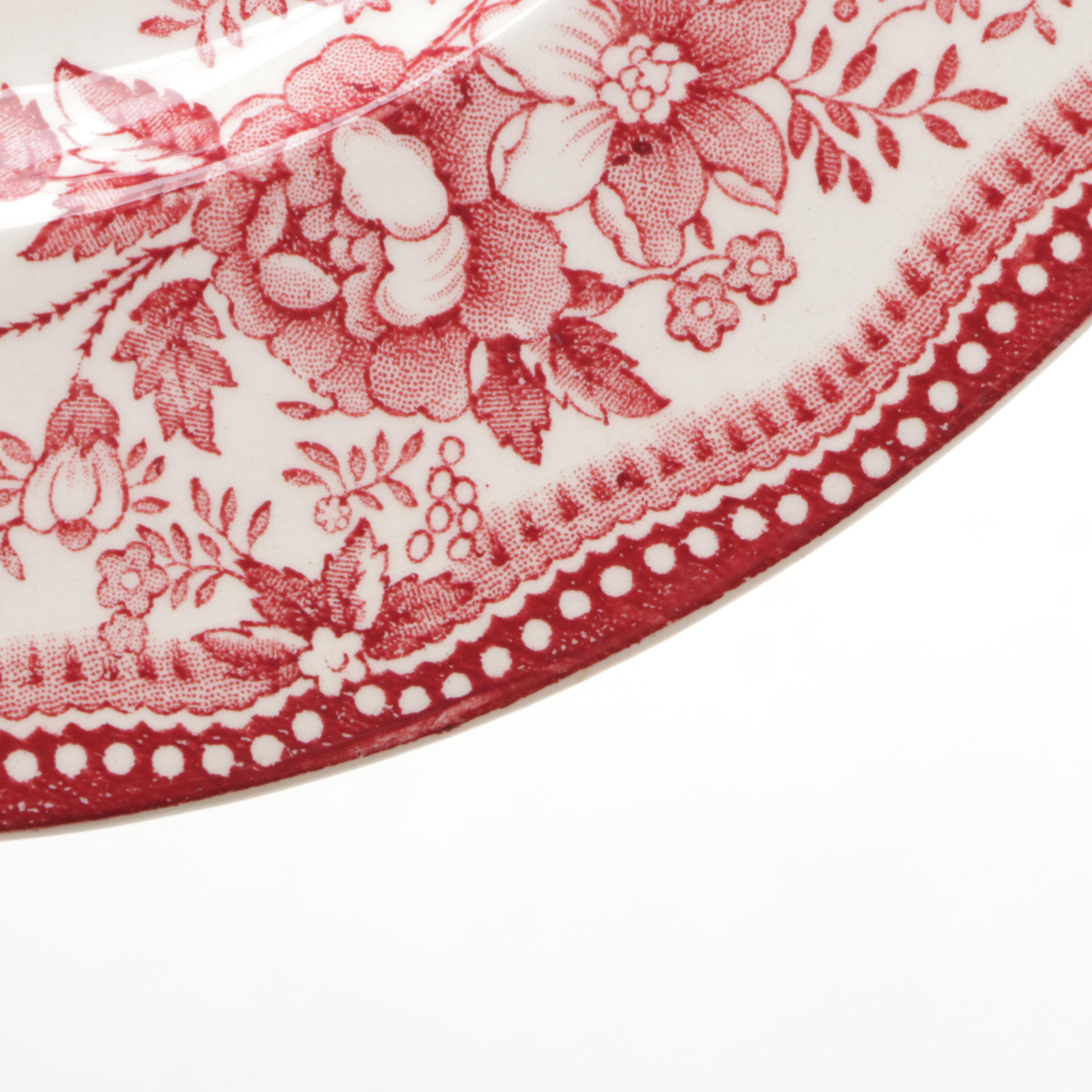 Clarice Cliff for Royal Staffordshire "Tonquin" Dinnerware, Mid-20th Century