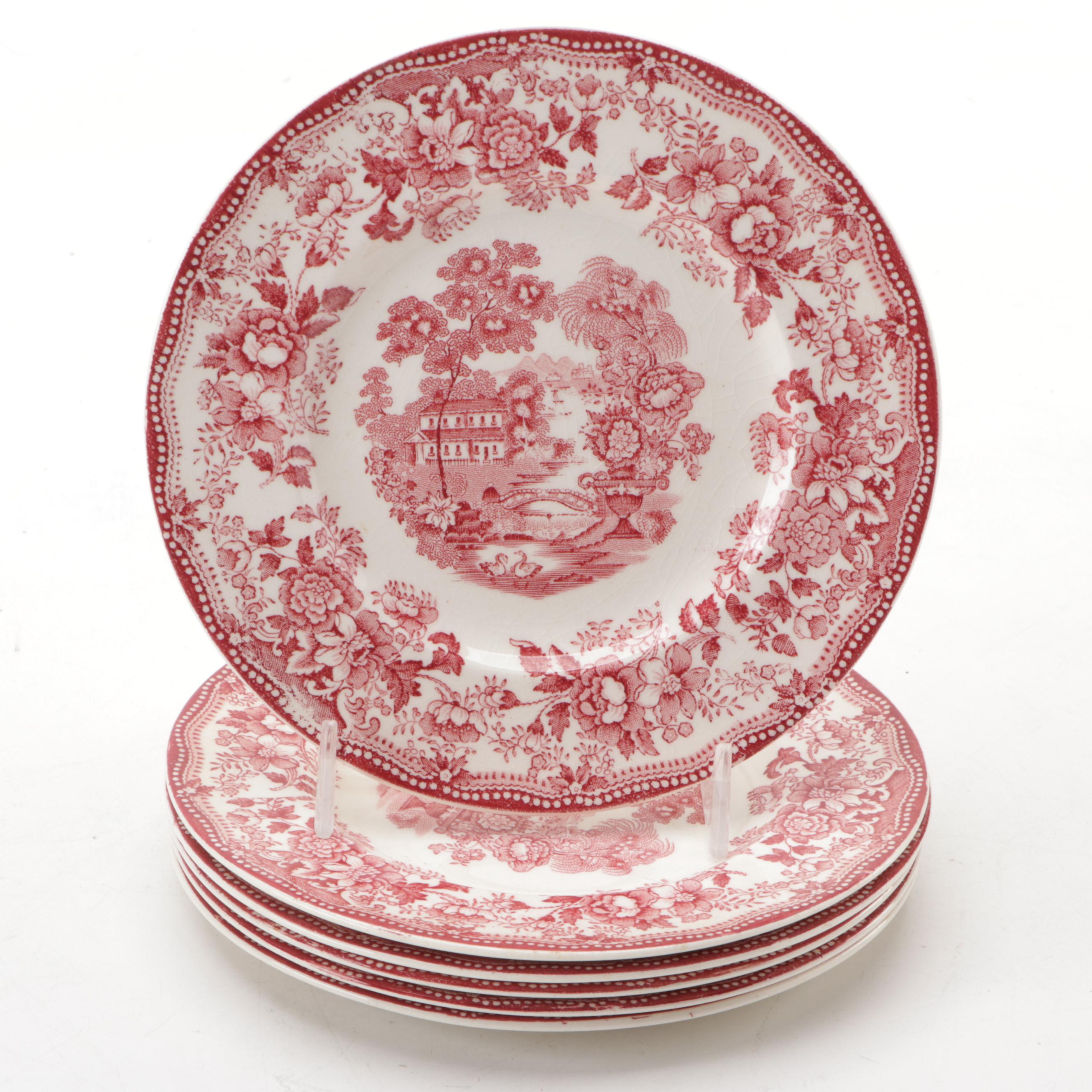 Clarice Cliff for Royal Staffordshire "Tonquin" Dinnerware, Mid-20th Century