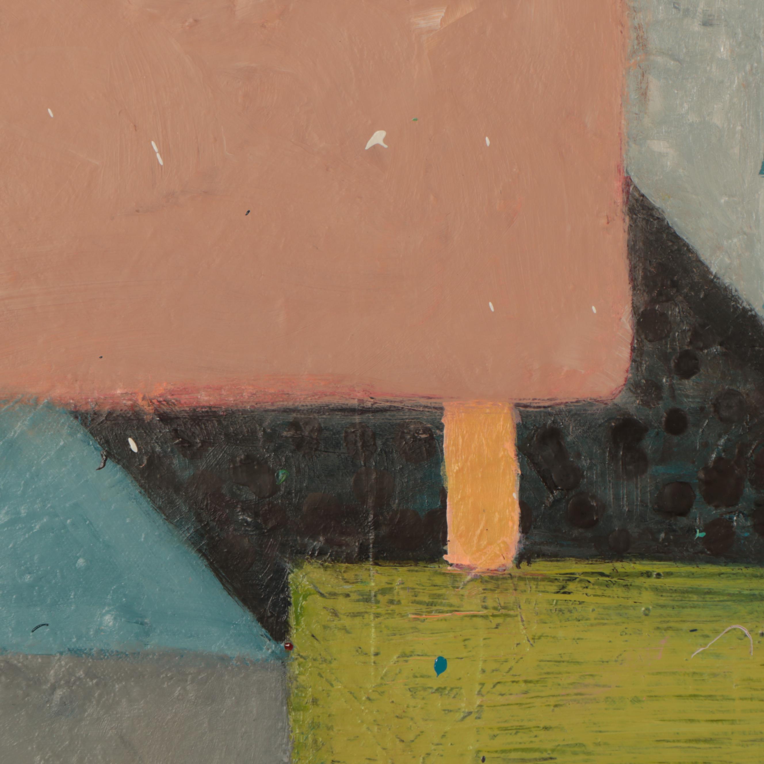 Jeffrey Scott Lewis Abstract Acrylic Painting, 21st Century