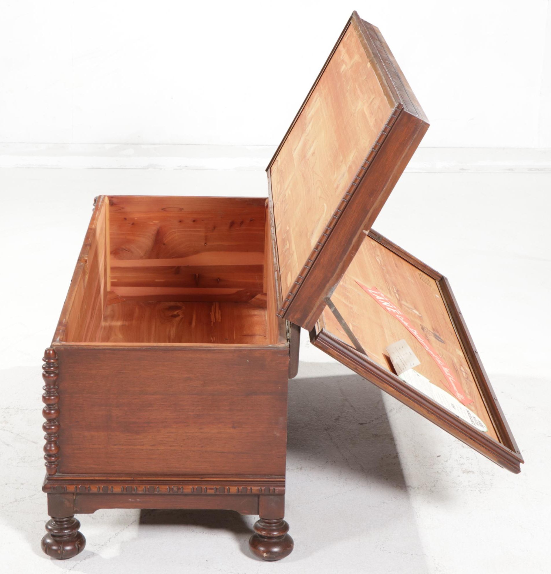 Lane Furniture Spanish Baroque Style Cedar Lined Blanket Chest, 1930s