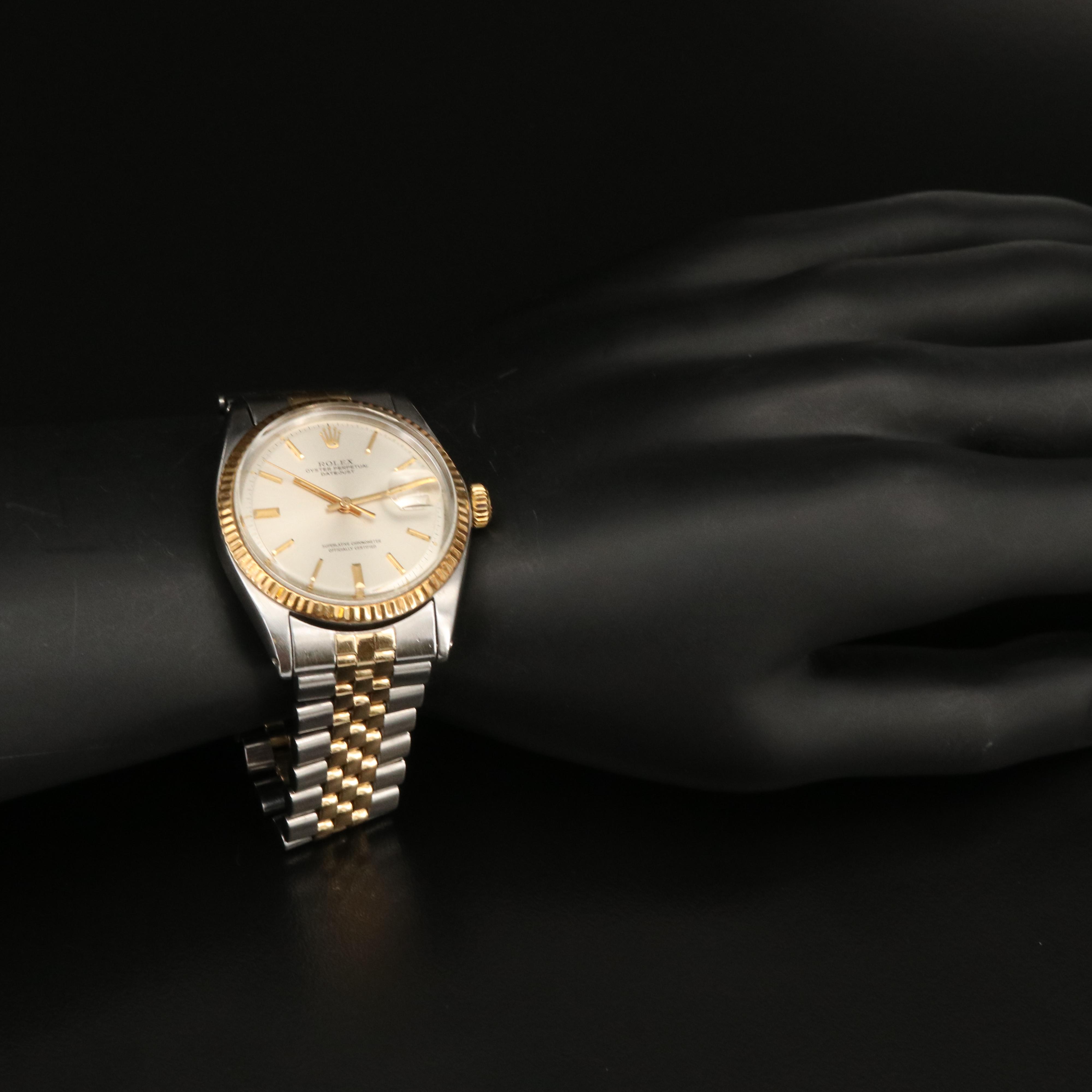 1971 Rolex Datejust Pie Pan Dial Watch