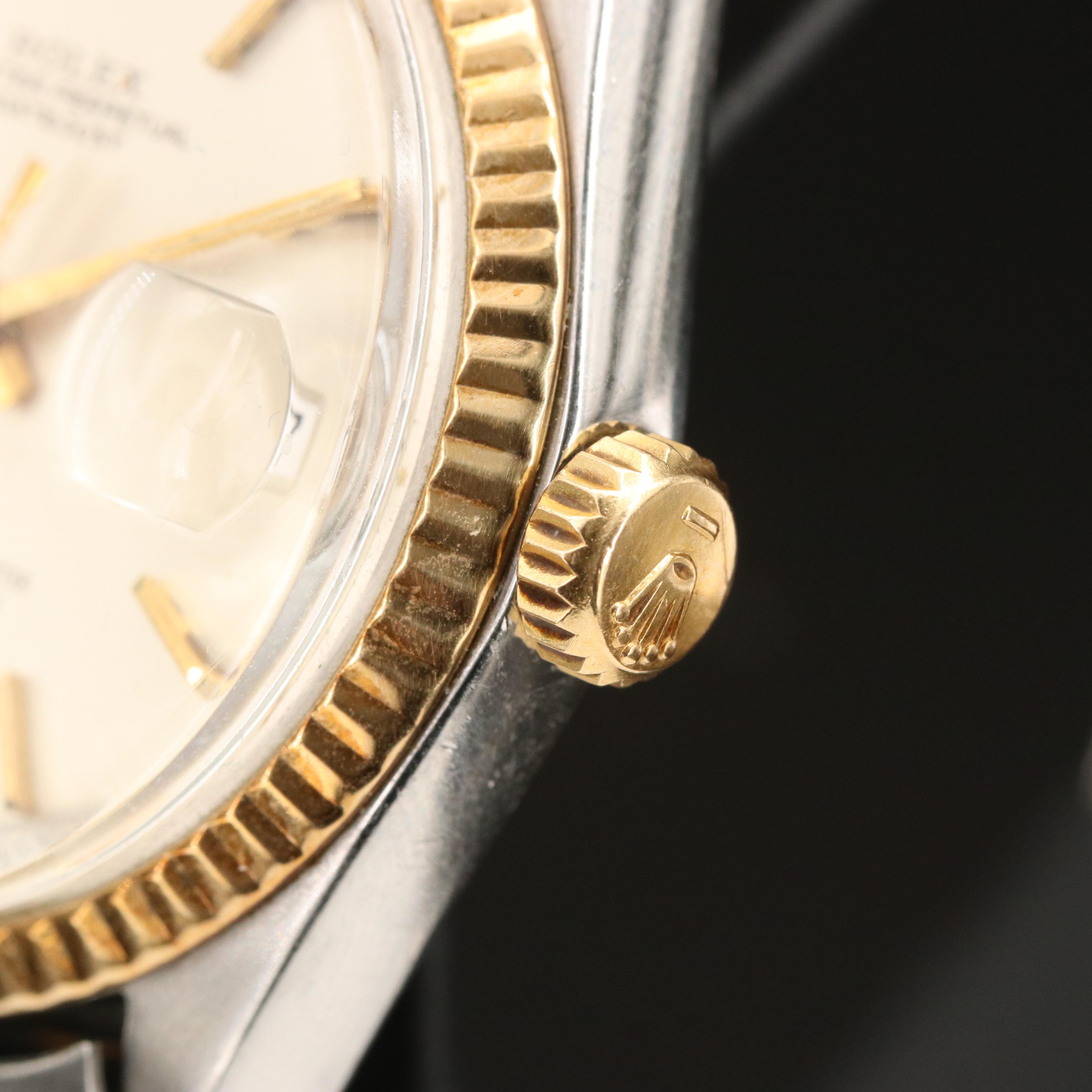 1971 Rolex Datejust Pie Pan Dial Watch