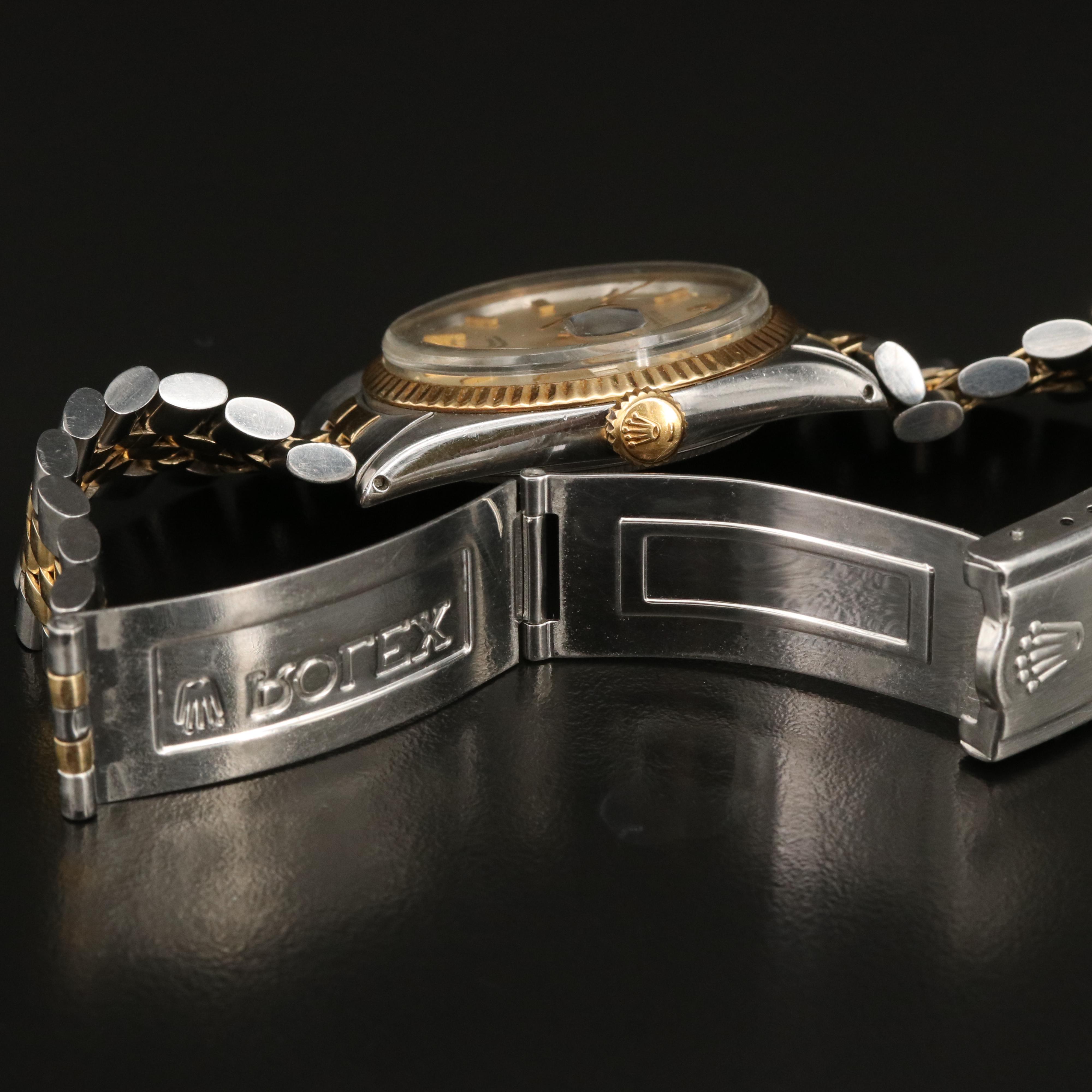 1971 Rolex Datejust Pie Pan Dial Watch