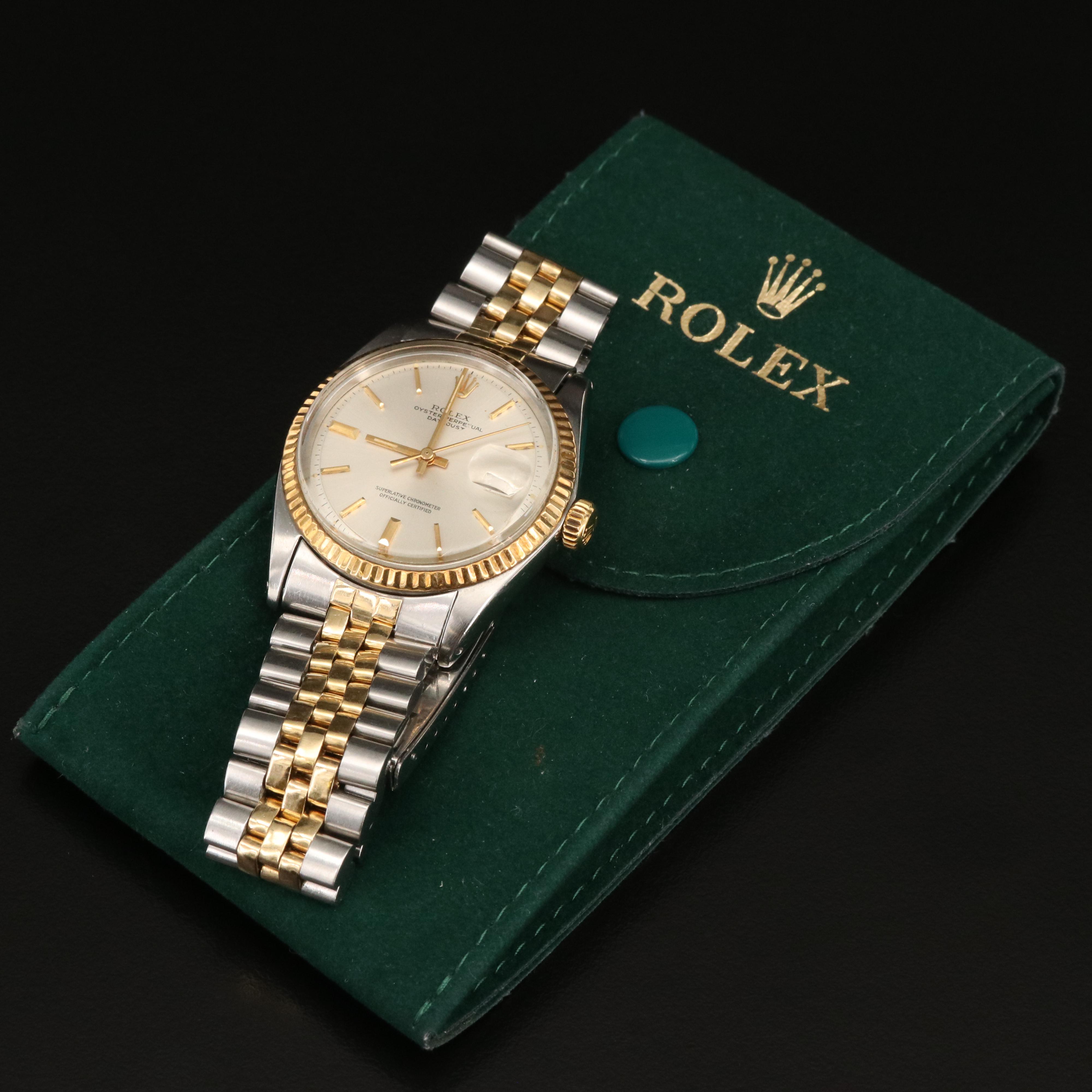 1971 Rolex Datejust Pie Pan Dial Watch
