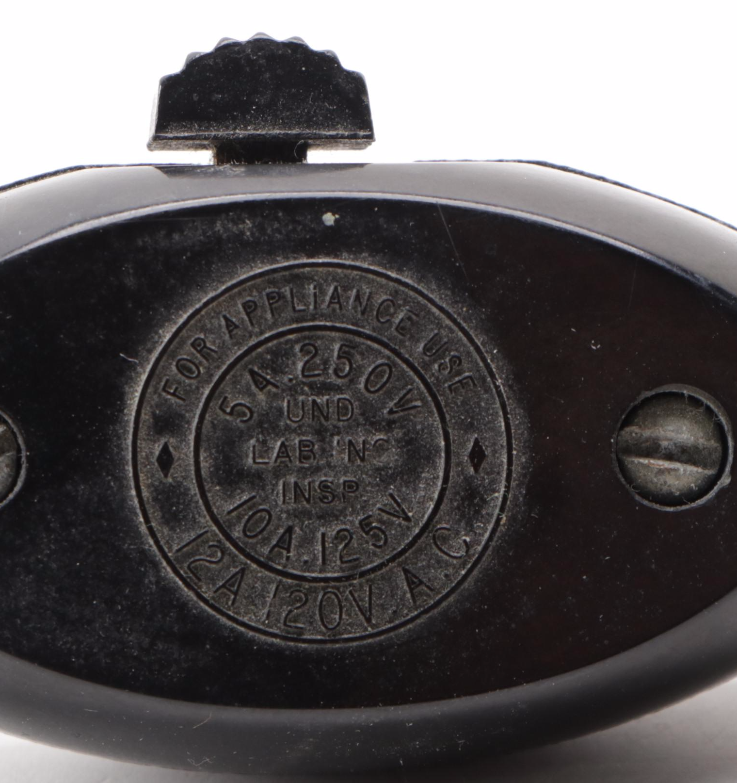 Mackey Art Deco Nude Woman TV Lamp with Pebble Glass Diffuser, 1940s