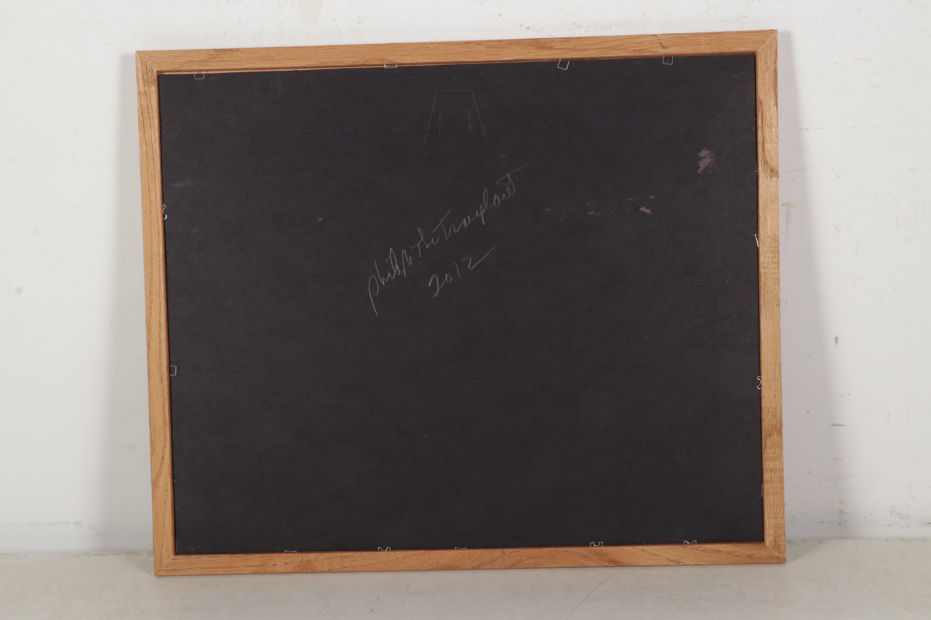 Philip The Transplant Abstract Figural Mixed Media Painting, 2012