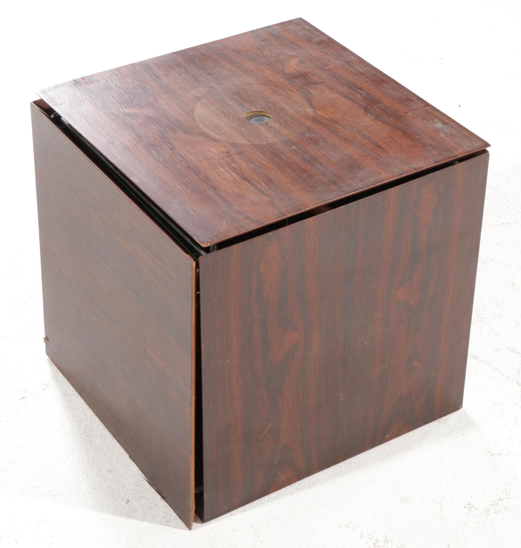 Poul Nørreklit for Georg Petersens Danish Modern Rosewood Intelocking Table Cube
