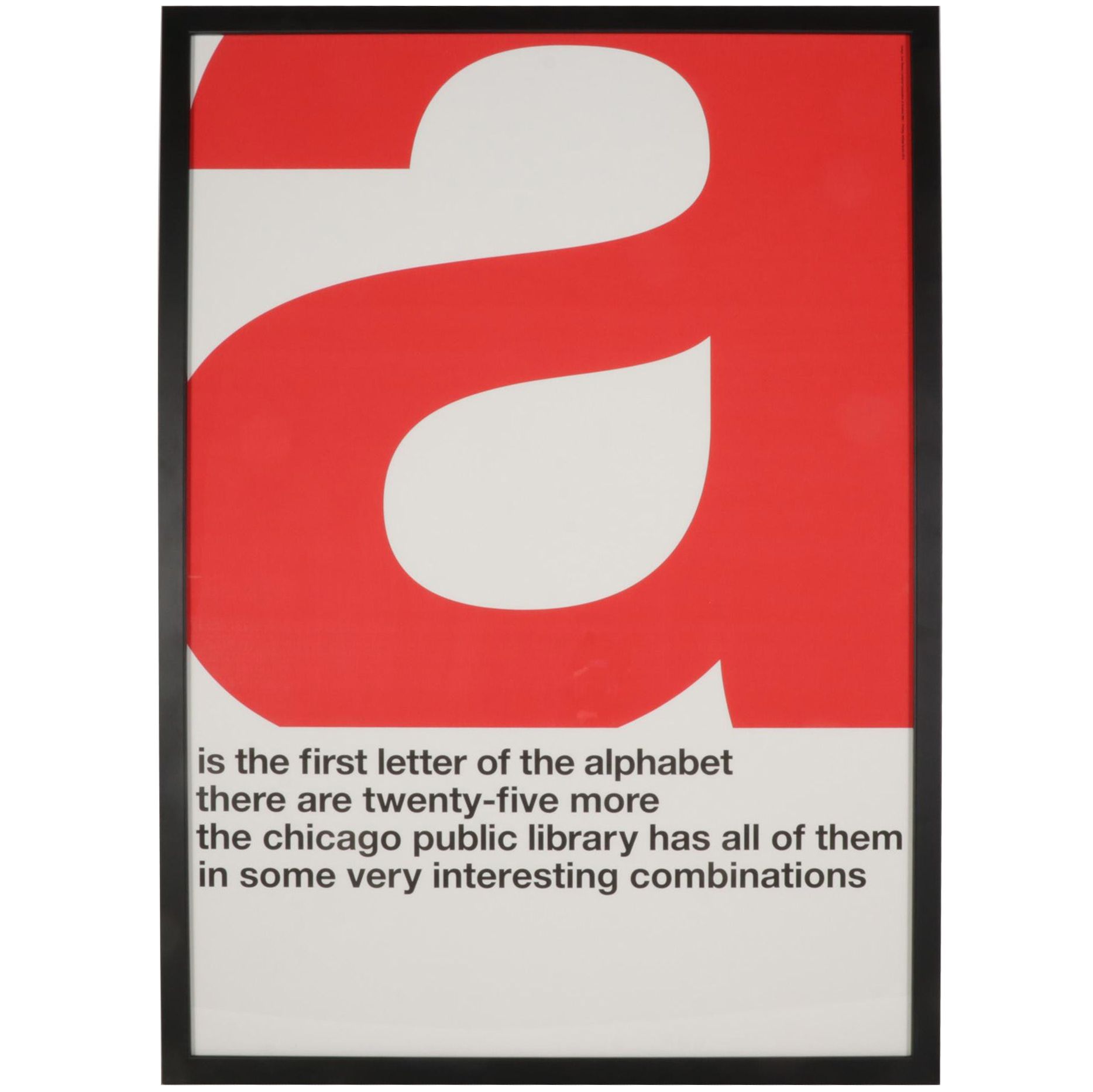 Giclée After John Rieben "A is the First Letter of the Alphabet," Circa 2014