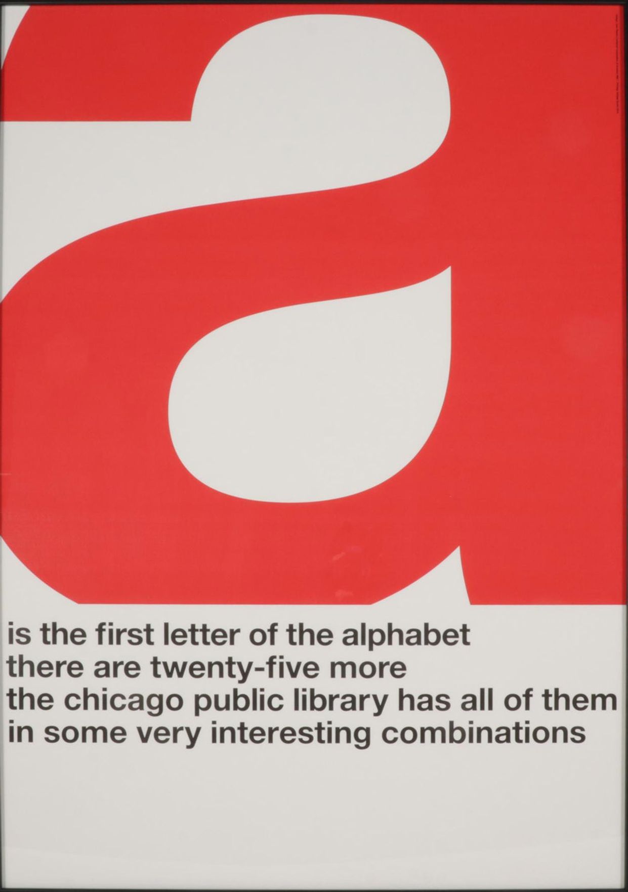 Giclée After John Rieben "A is the First Letter of the Alphabet," Circa 2014