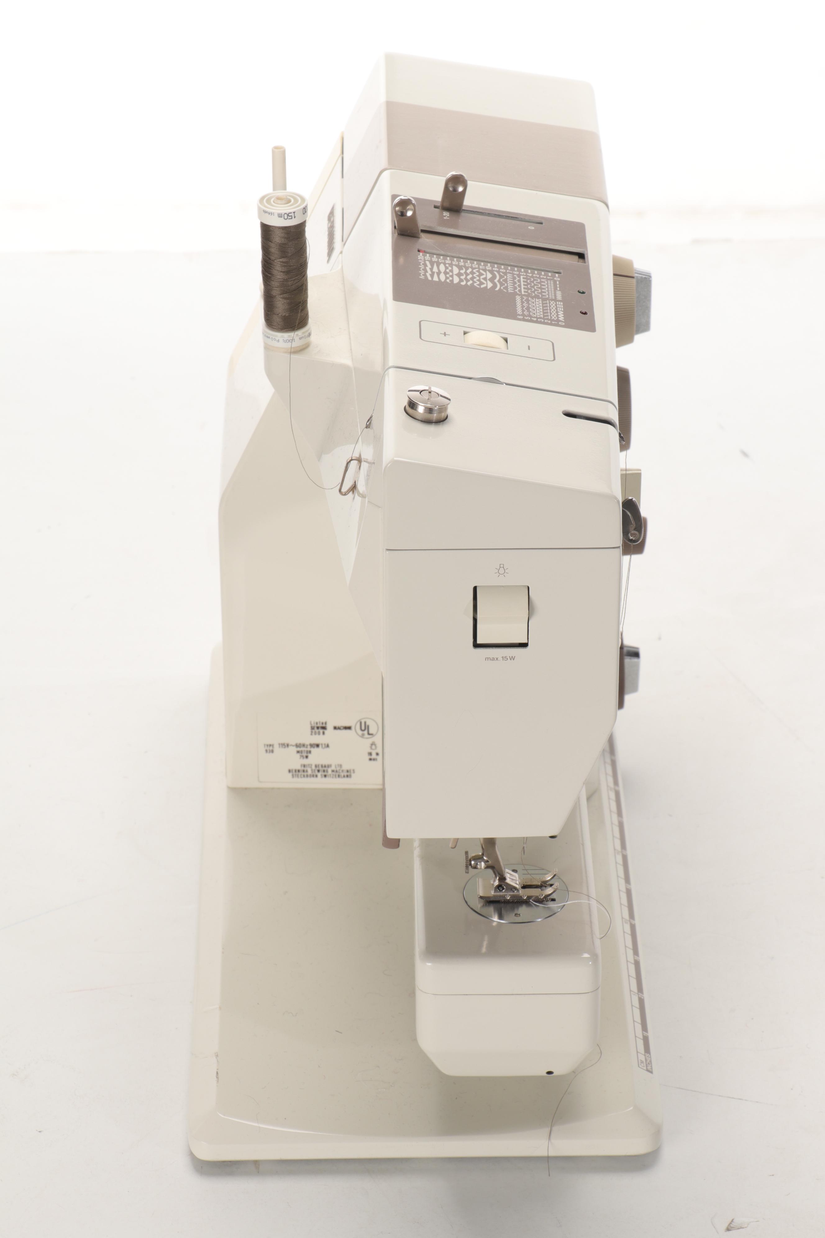 Bernina Swiss Model 930 Electric Sewing Machine, Mid-20th Century