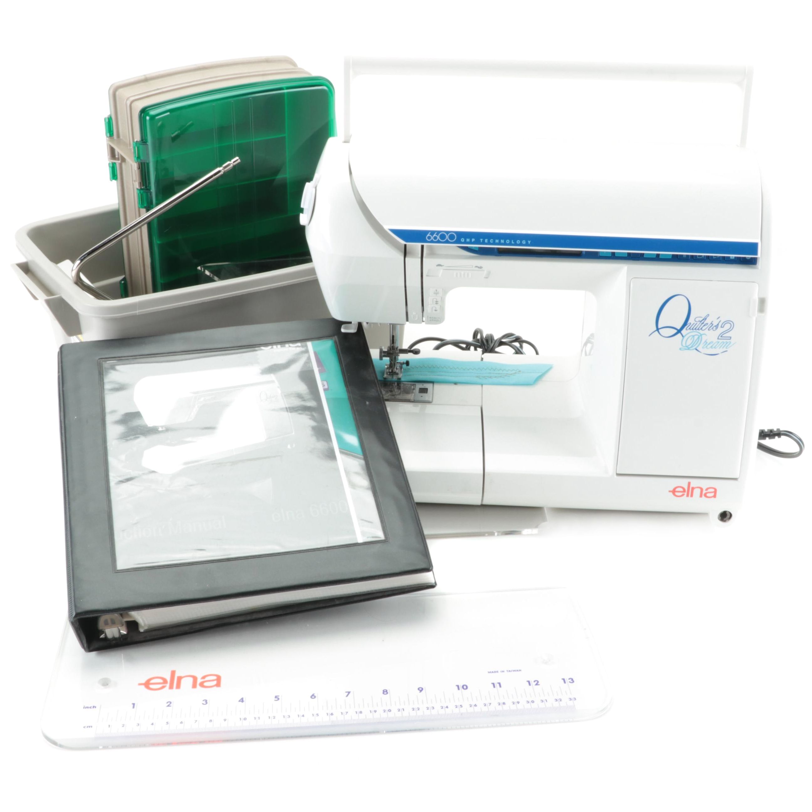 Elna 6600 Quilter's Dream 2 Sewing Machine and Accessories