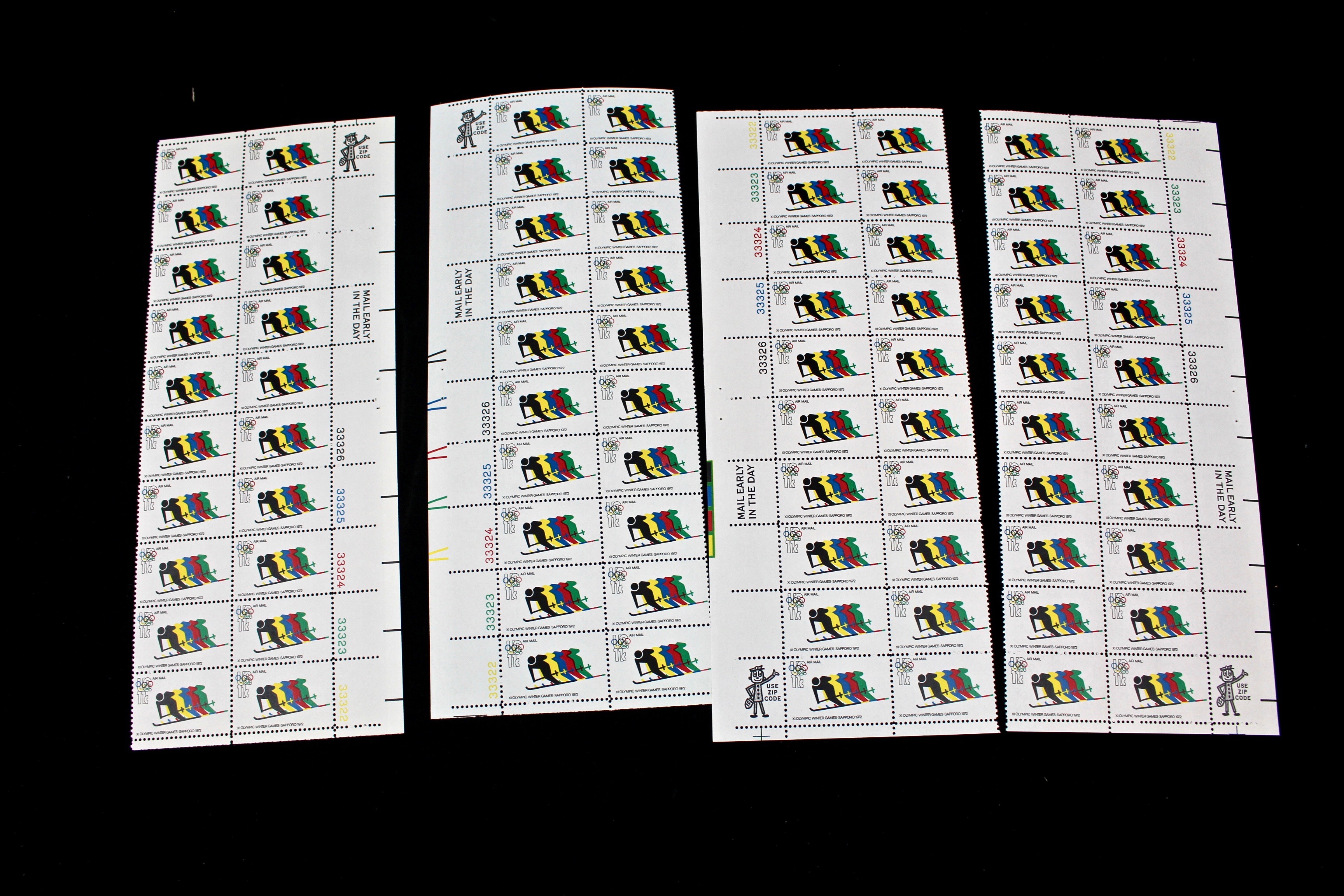 United States Postage Stamp Mint Sheets, Blocks and Plate Blocks