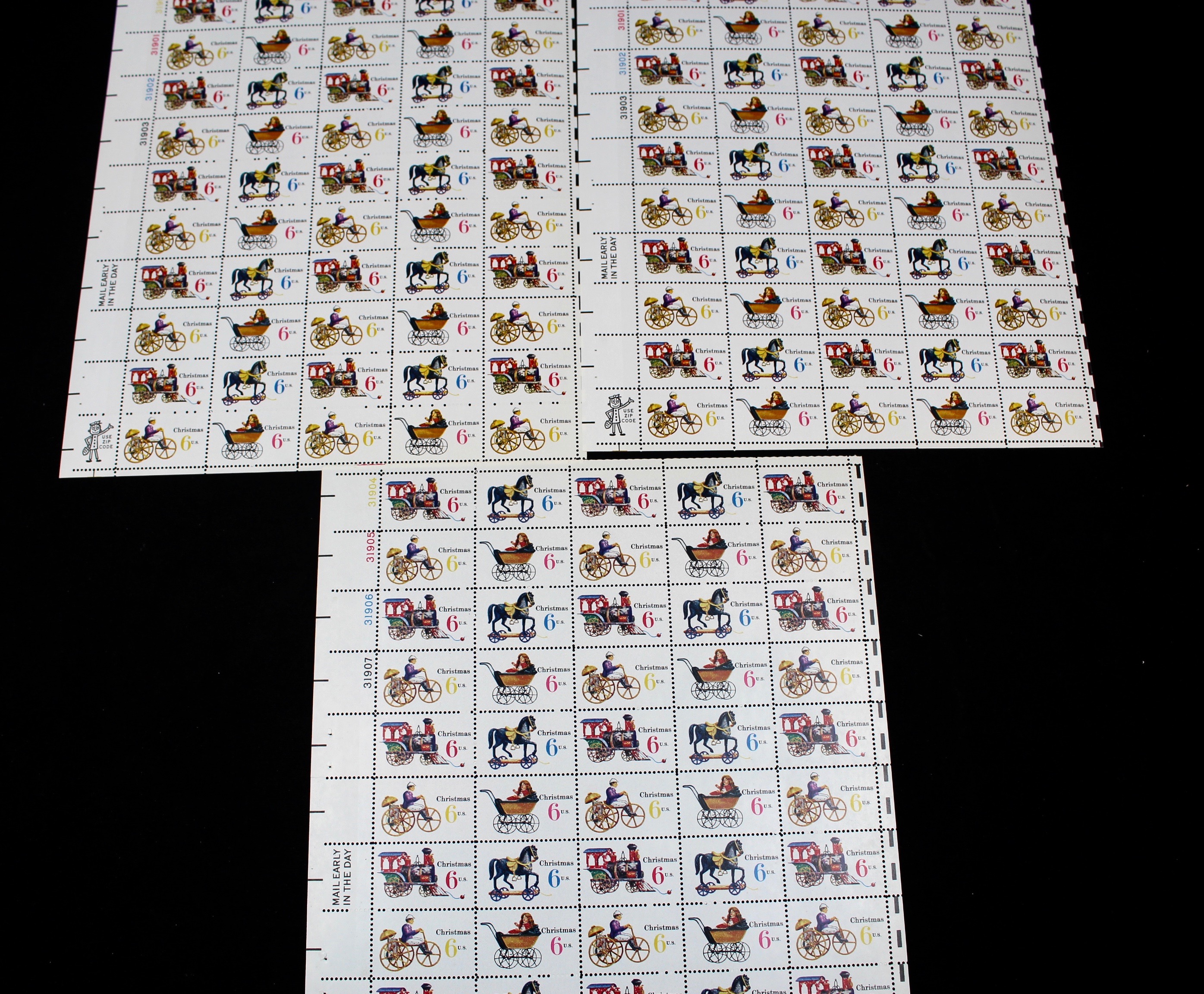 United States Postage Stamp Mint Sheets, Blocks and Plate Blocks