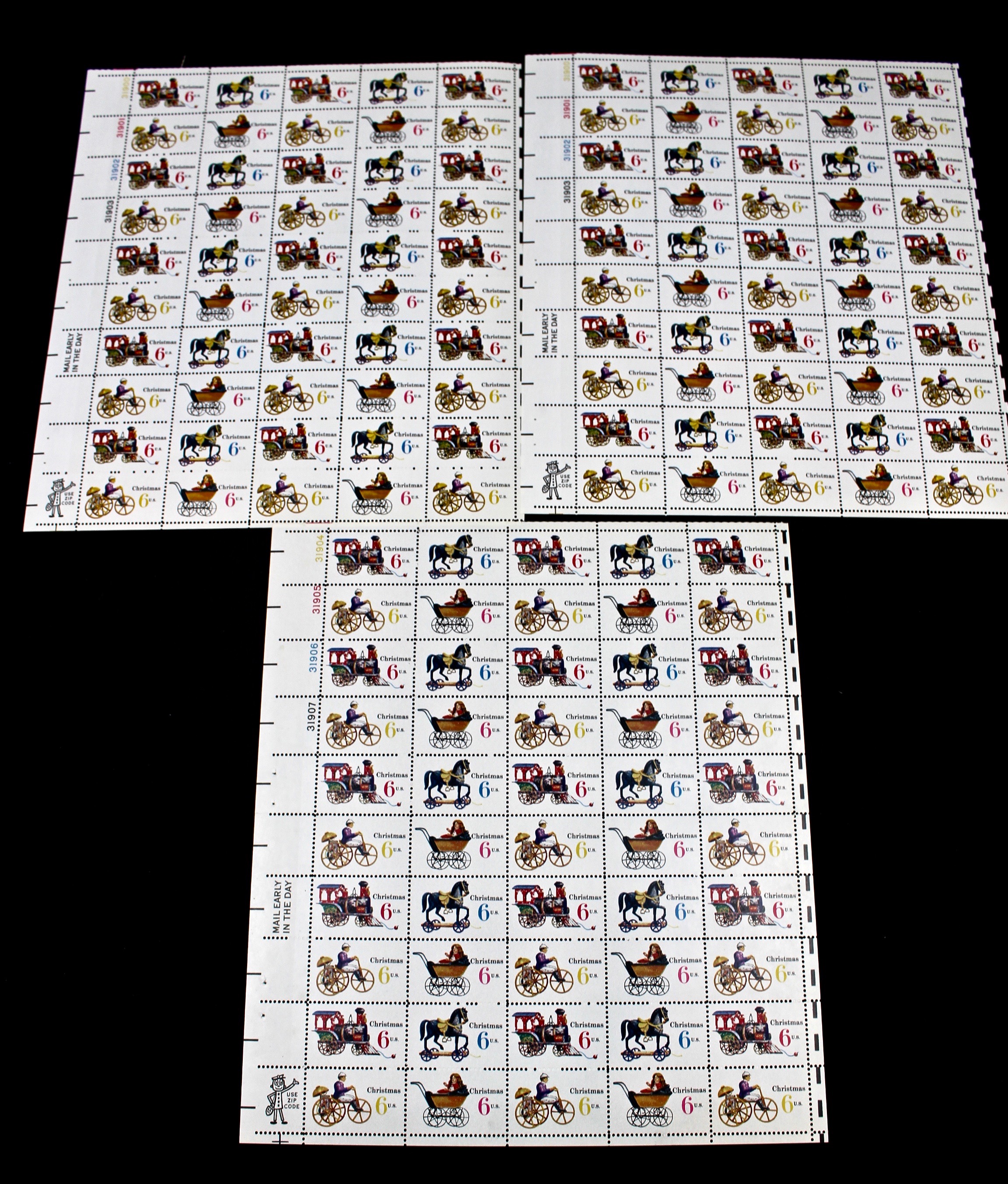 United States Postage Stamp Mint Sheets, Blocks and Plate Blocks