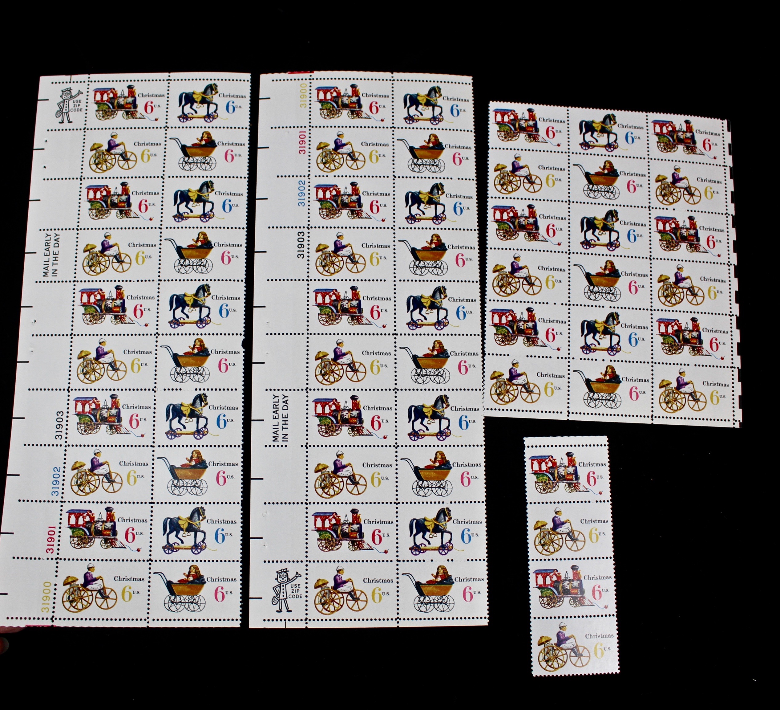 United States Postage Stamp Mint Sheets, Blocks and Plate Blocks