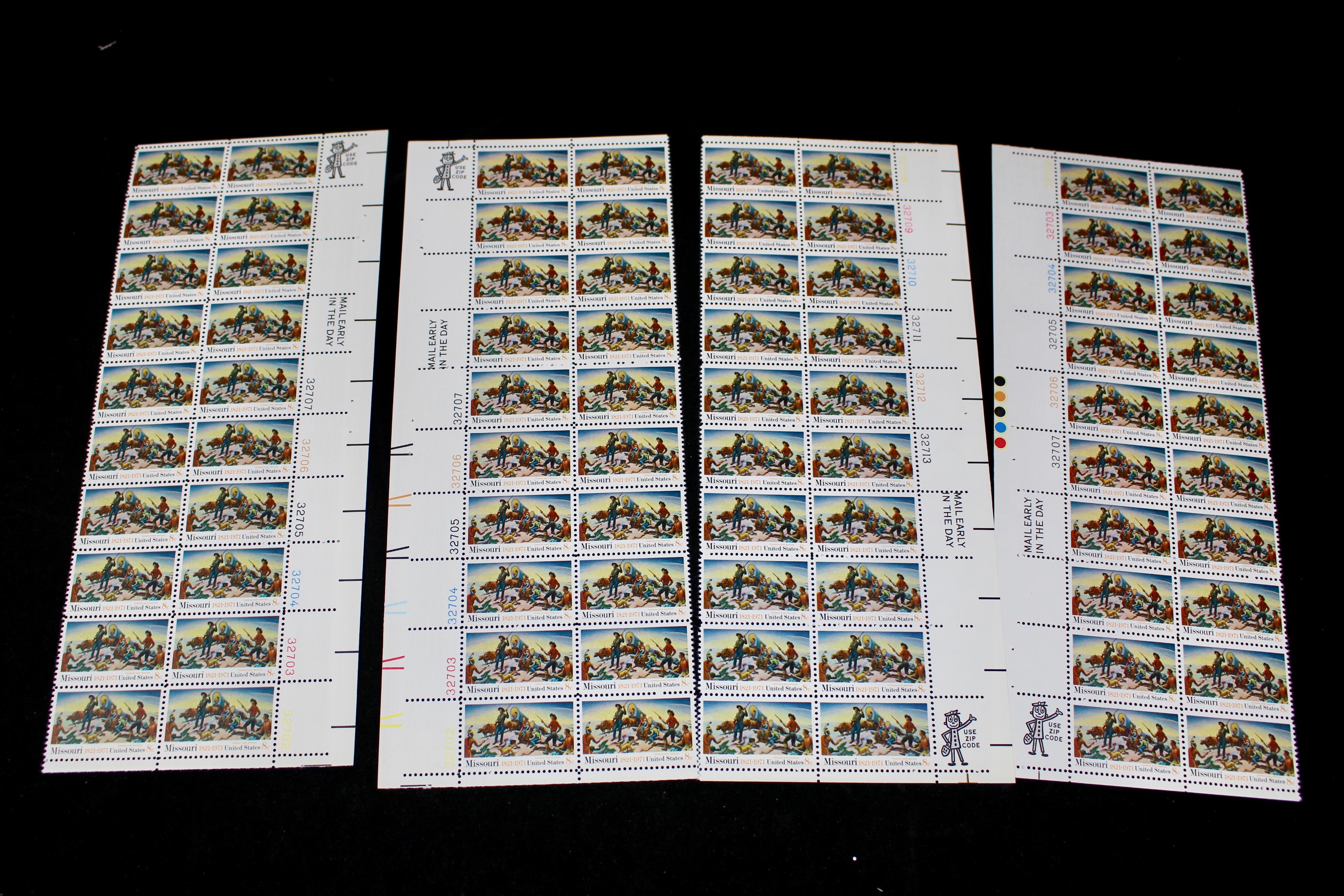 United States Postage Stamp Mint Sheets, Blocks and Plate Blocks