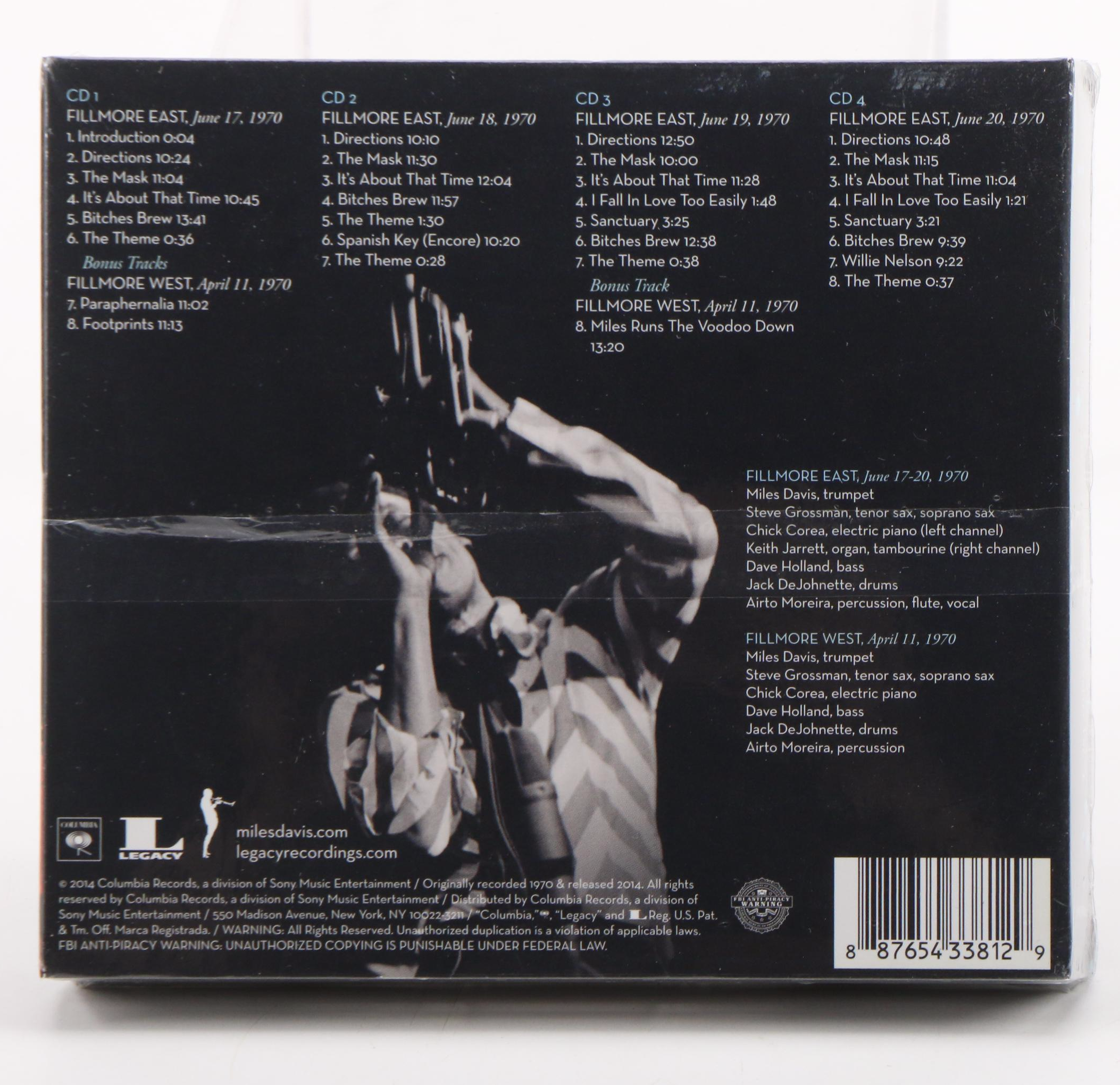 Miles Davis at the Fillmore, The Cellar Door Sessions and Other CDs and Box Sets