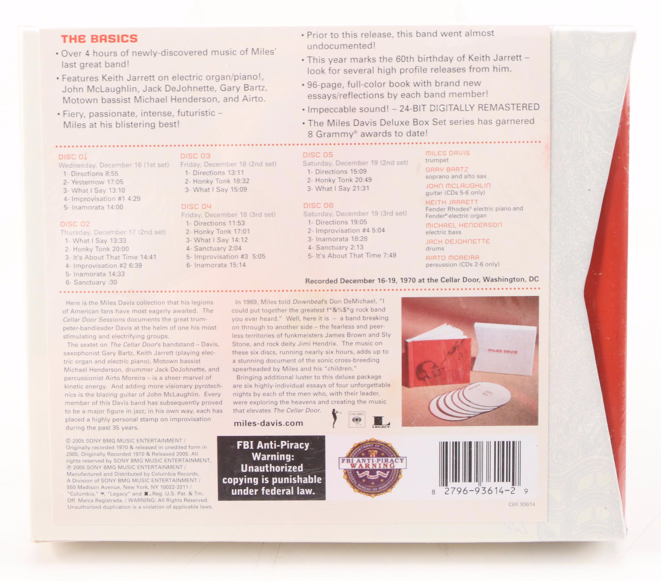 Miles Davis at the Fillmore, The Cellar Door Sessions and Other CDs and Box Sets