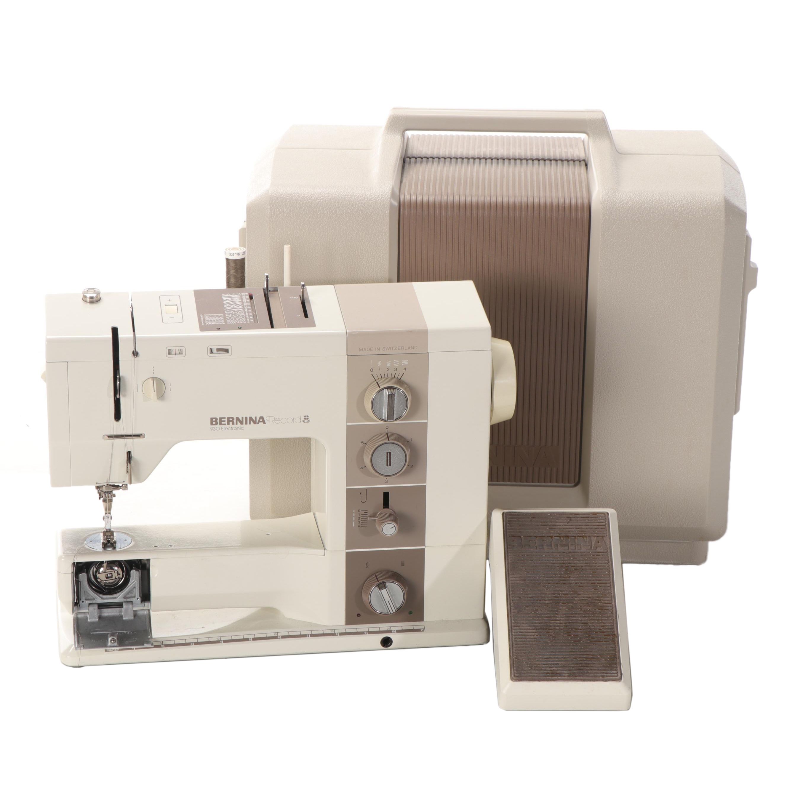 Bernina Swiss Model 930 Electric Sewing Machine, Mid-20th Century