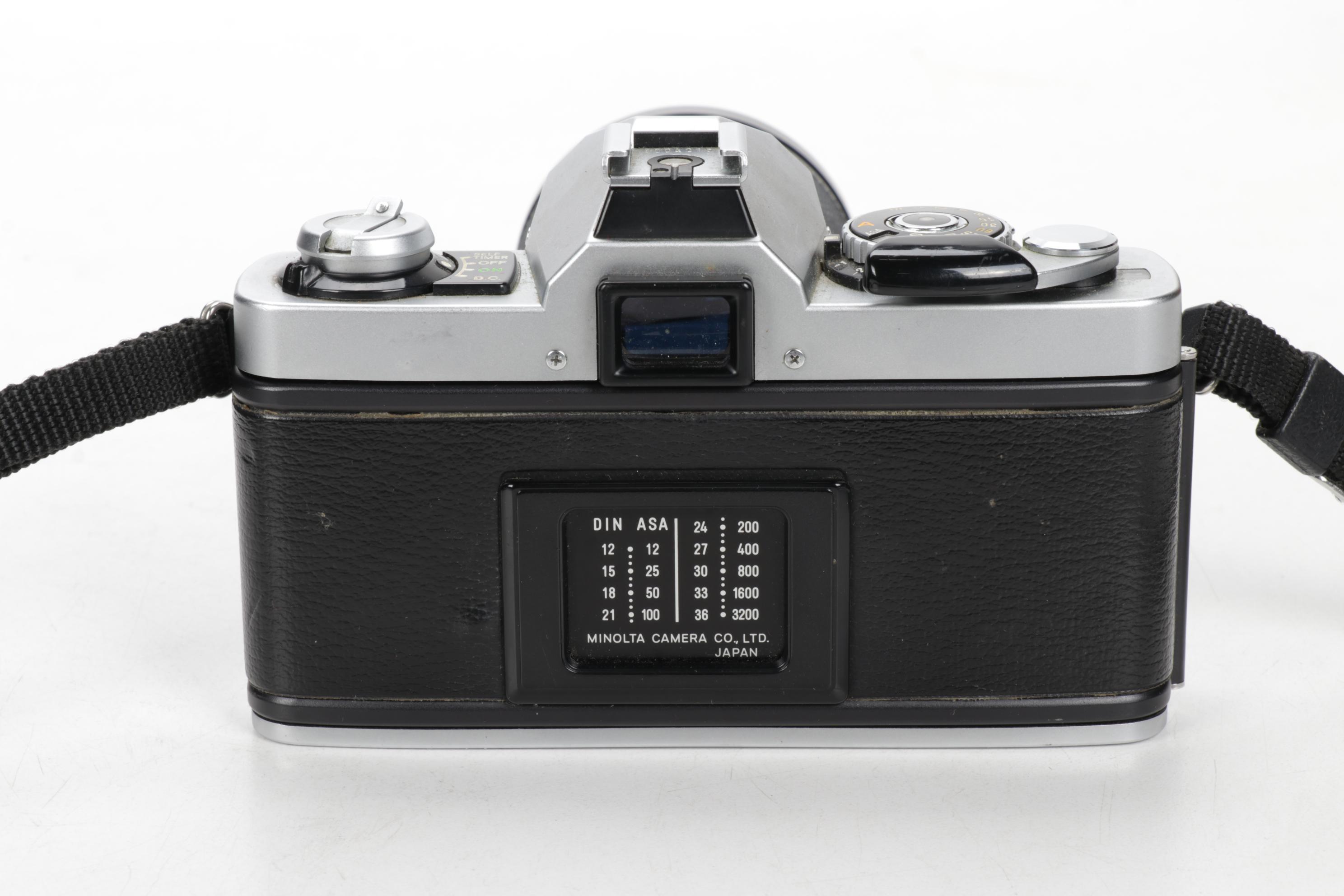 Minolta Maxxum 400si, XG9 and Nikon Point-and-Shoot Cameras with Accessories